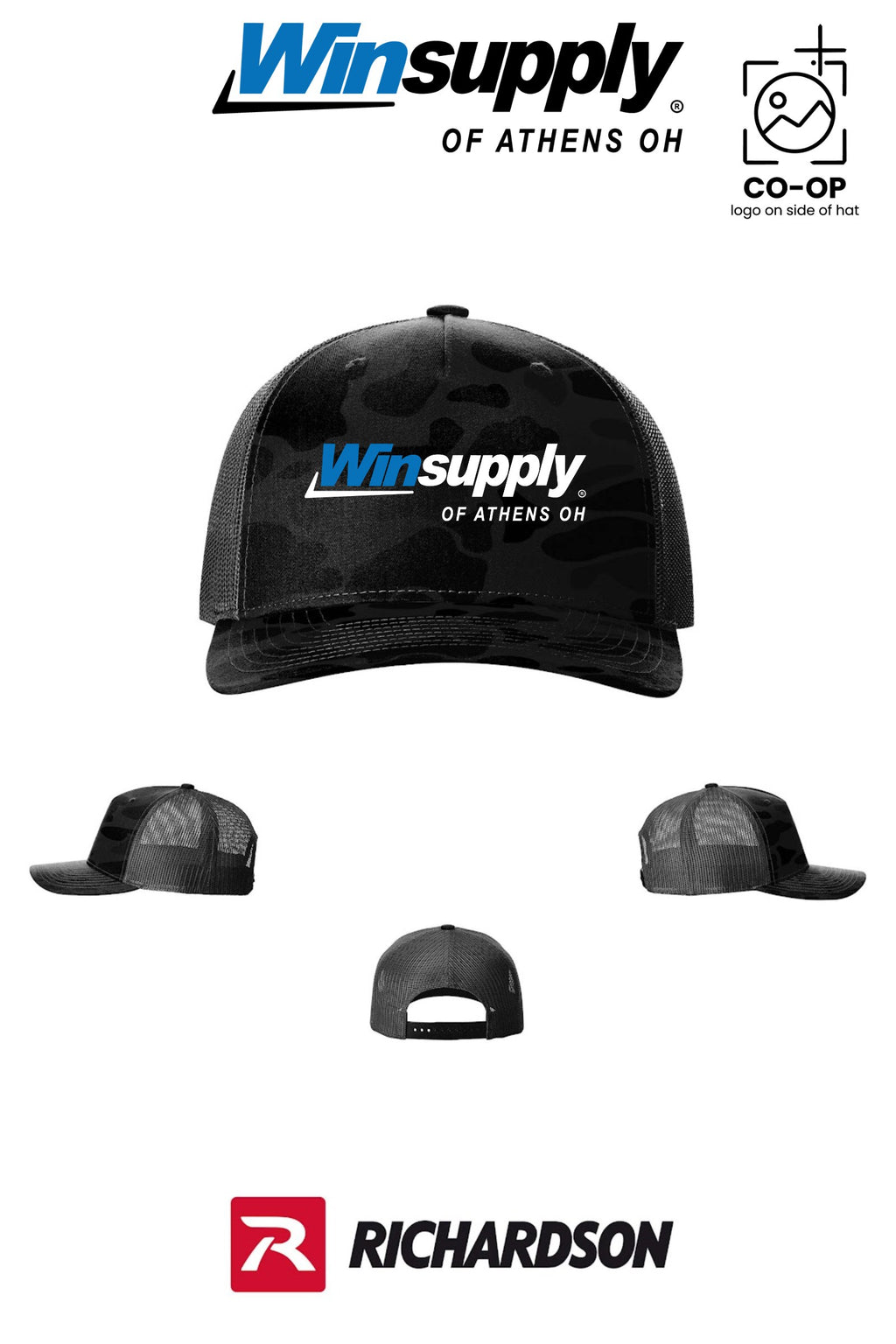 Richardson 112PFP Printed Five-Panel Trucker - Winsupply of Athens OH
