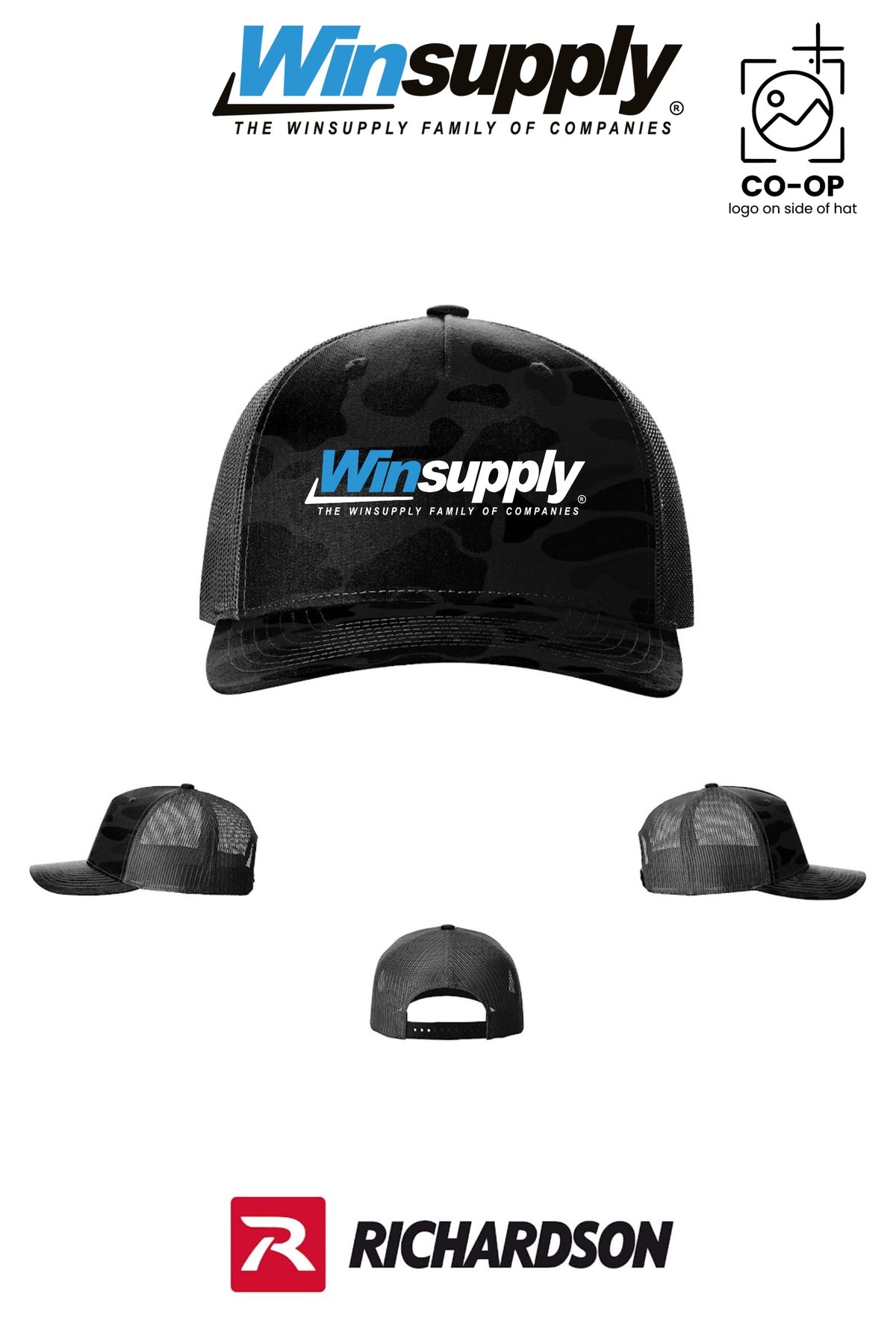 Richardson 112PFP Printed Five-Panel Trucker - Winsupply of Coraopolis