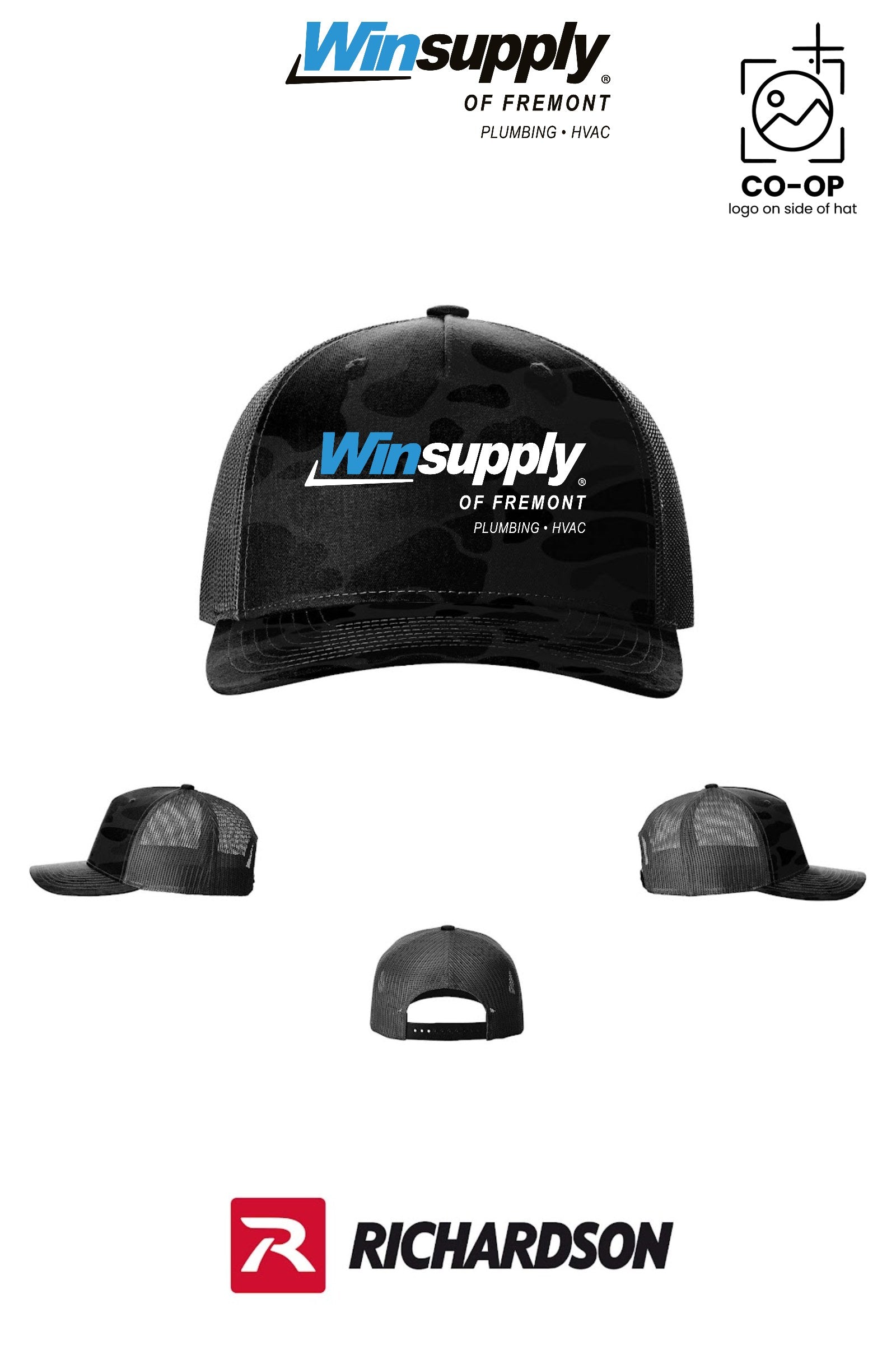 Richardson 112PFP Printed Five-Panel Trucker - Winsupply of Fremont