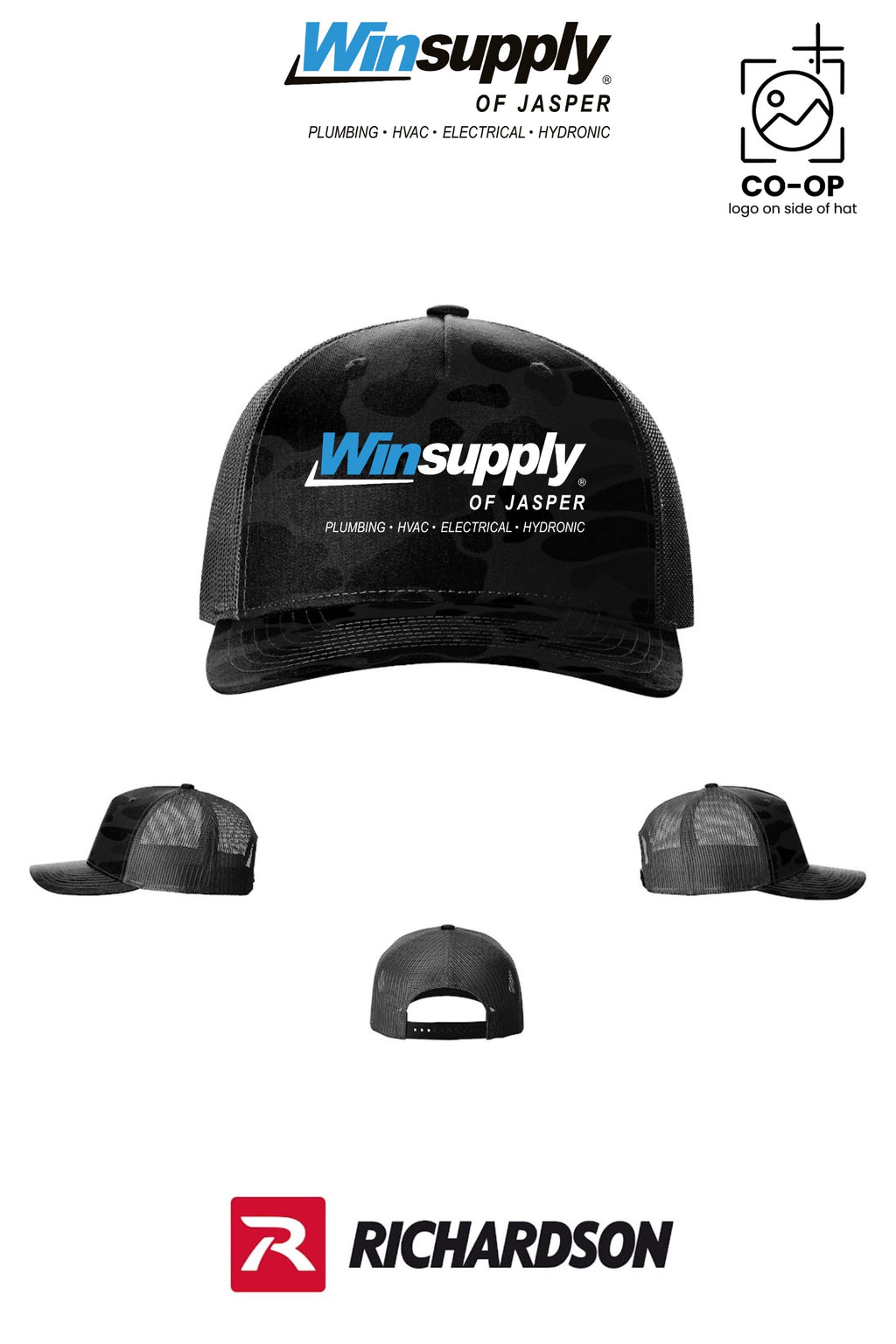 Richardson 112PFP Printed Five-Panel Trucker - Winsupply of Jasper