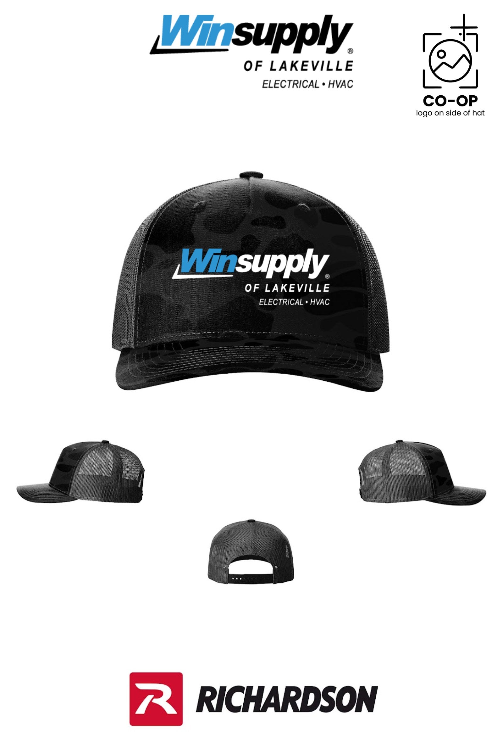 Richardson 112PFP Printed Five-Panel Trucker - Winsupply of Lakeville
