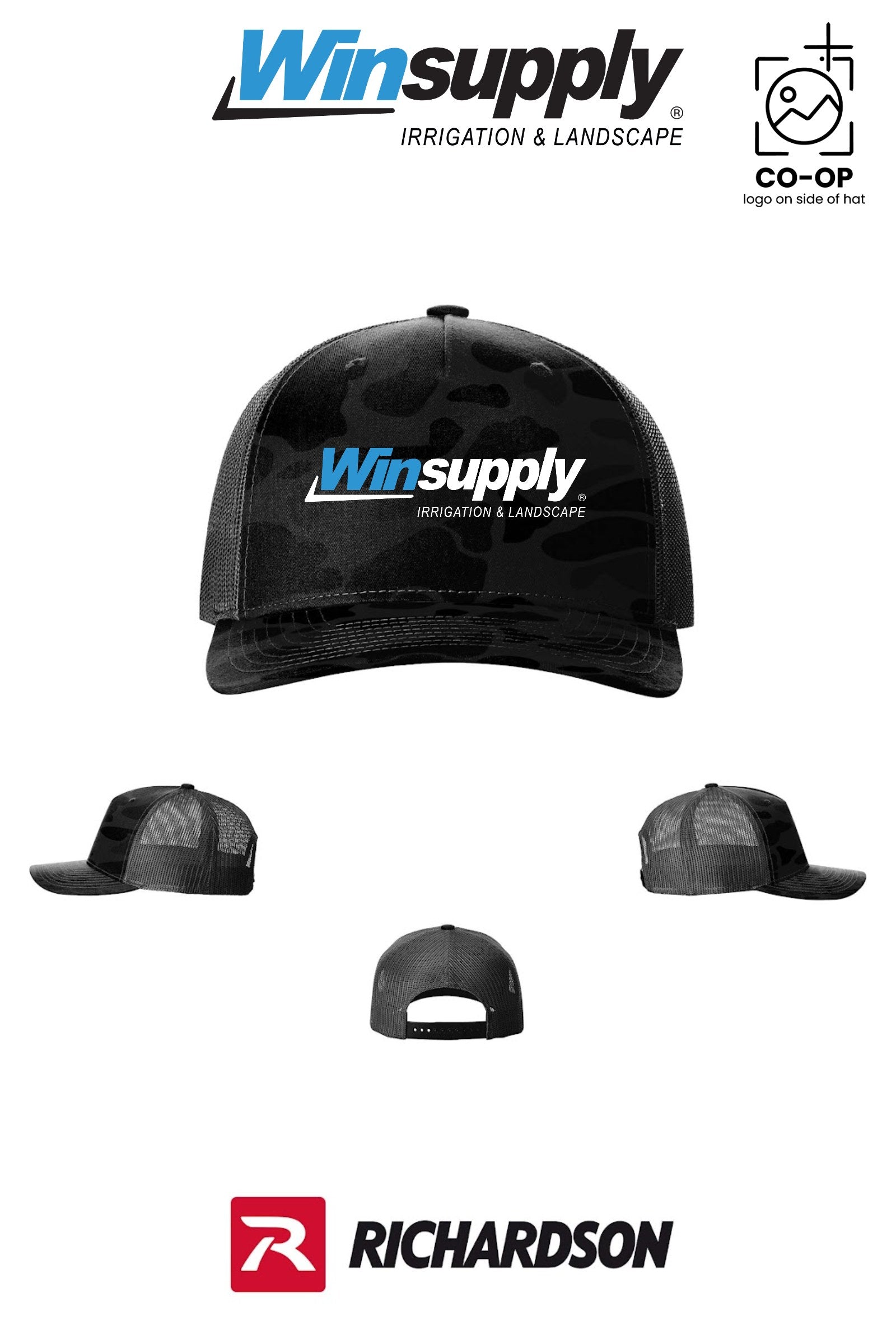Richardson 112PFP Printed Five-Panel Trucker - Winsupply NE Albuquerque NM Co.
