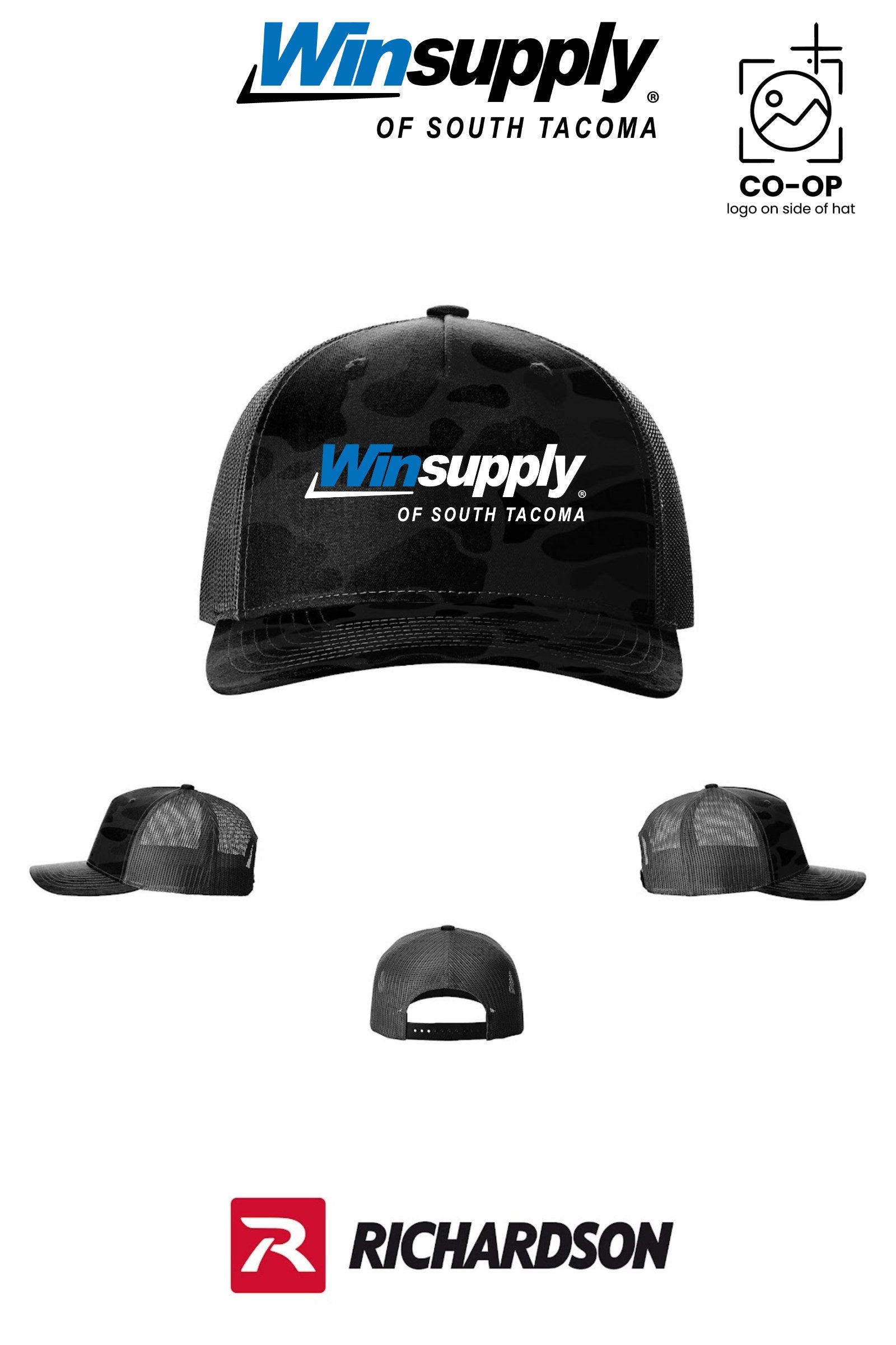 Richardson 112PFP Printed Five-Panel Trucker - Winsupply of South Tacoma