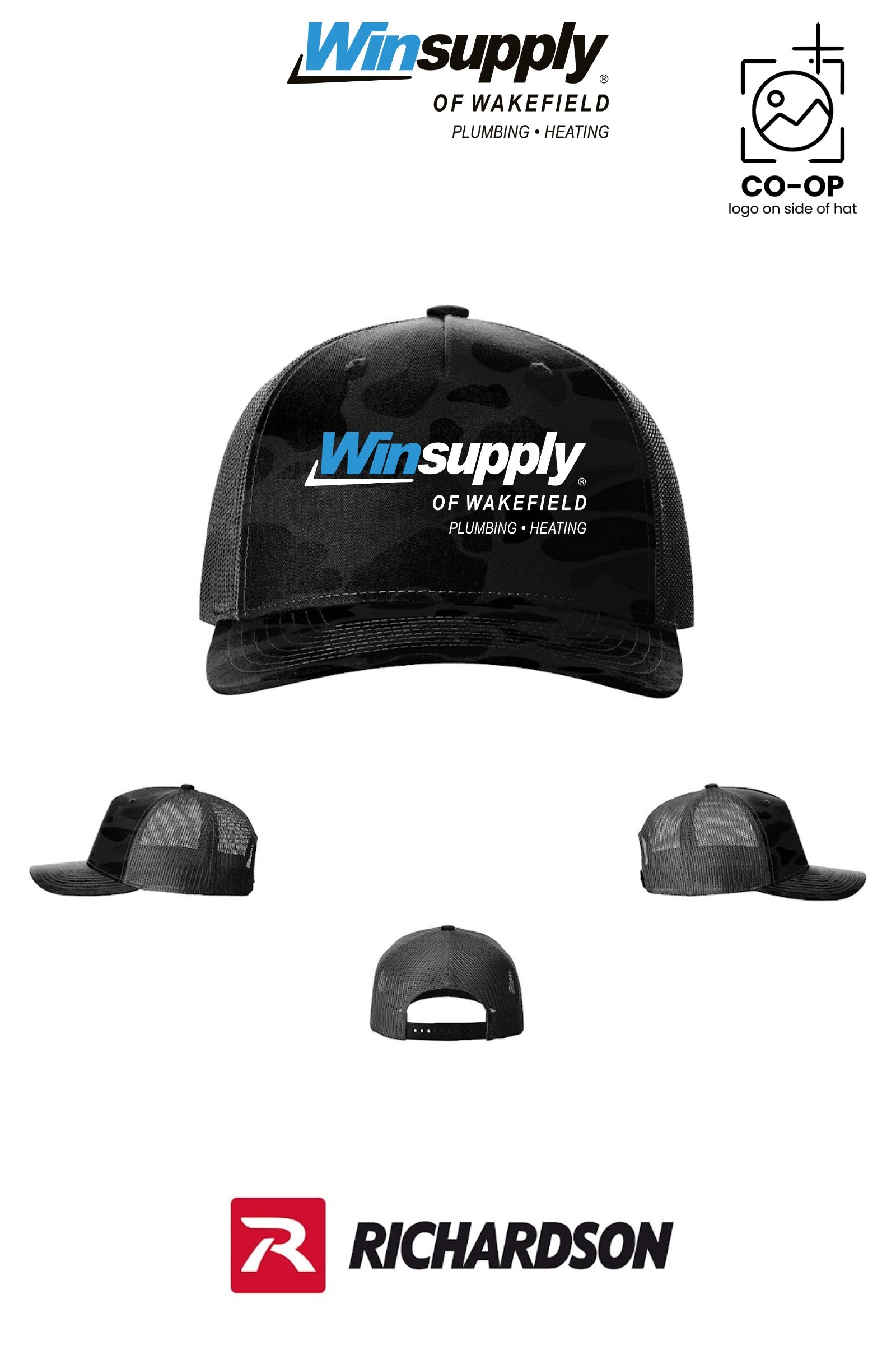 Richardson 112PFP Printed Five-Panel Trucker - Winsupply of Wakefield