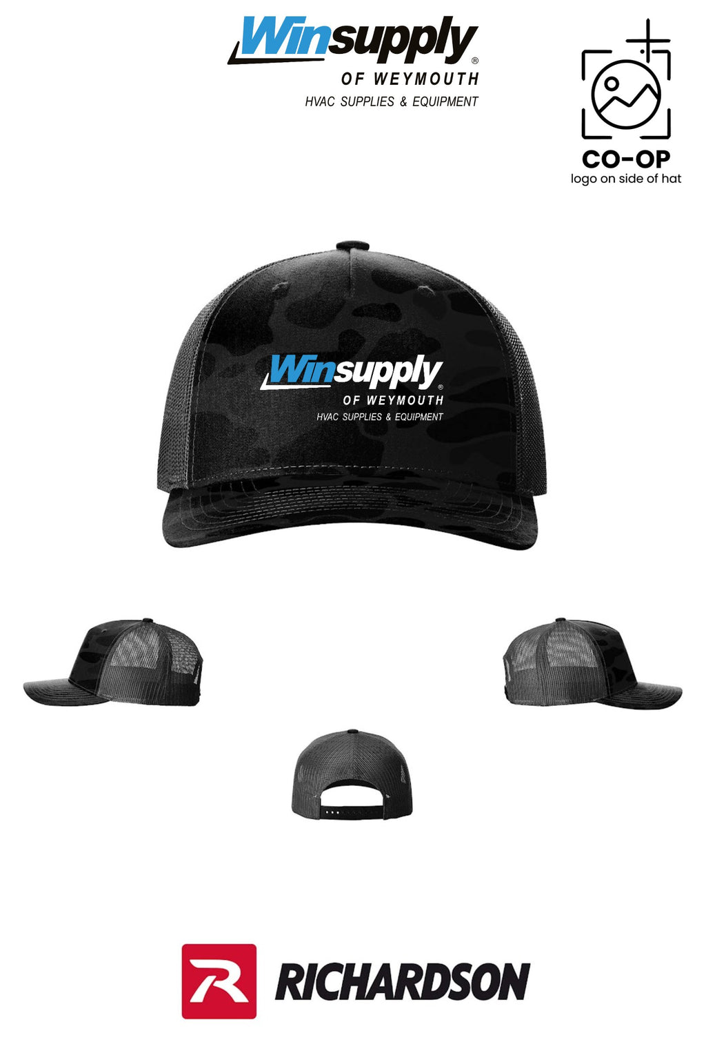 Richardson 112PFP Printed Five-Panel Trucker - Winsupply of Weymouth