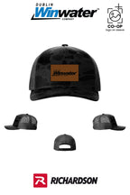 Richardson 112PFP Printed Five-Panel Trucker *faux leather patch* - Dublin Winwater