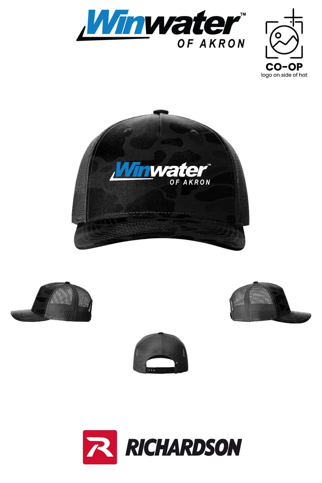 Richardson 112PFP Printed Five-Panel Trucker - Winwater of Akron