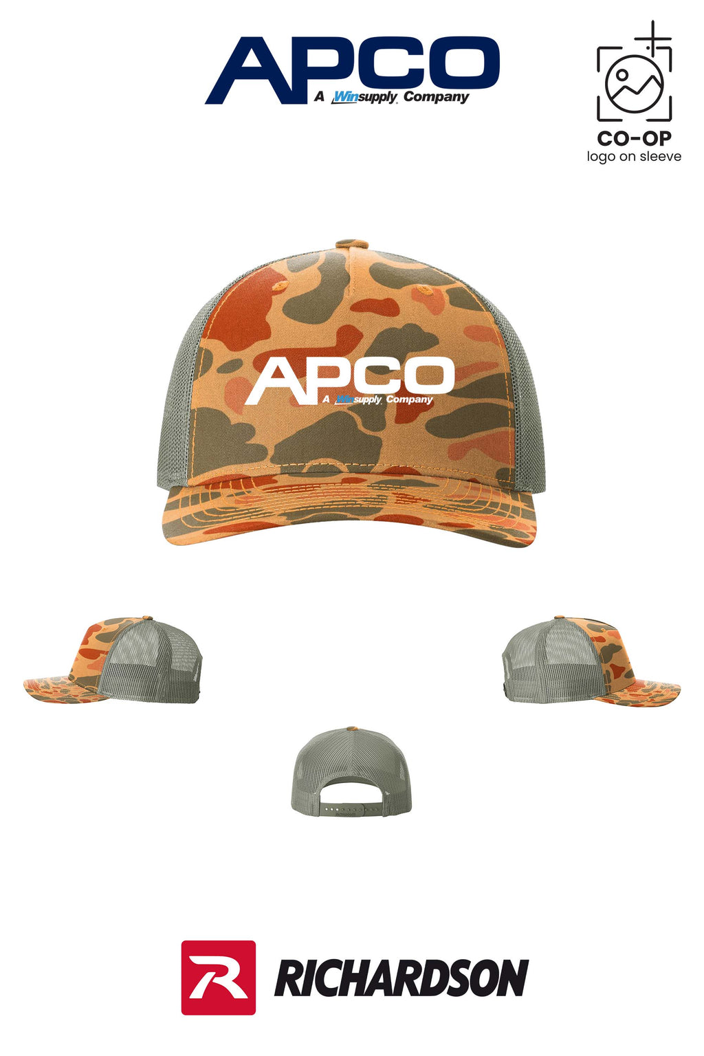 Richardson 112PFP Printed Five-Panel Trucker - APCO Supply - Indianapolis