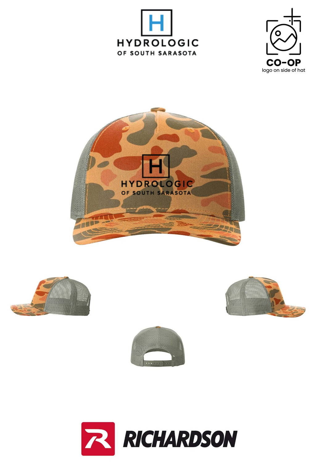 Richardson 112PFP Printed Five-Panel Trucker - Winsupply Sarasota FL Co.
