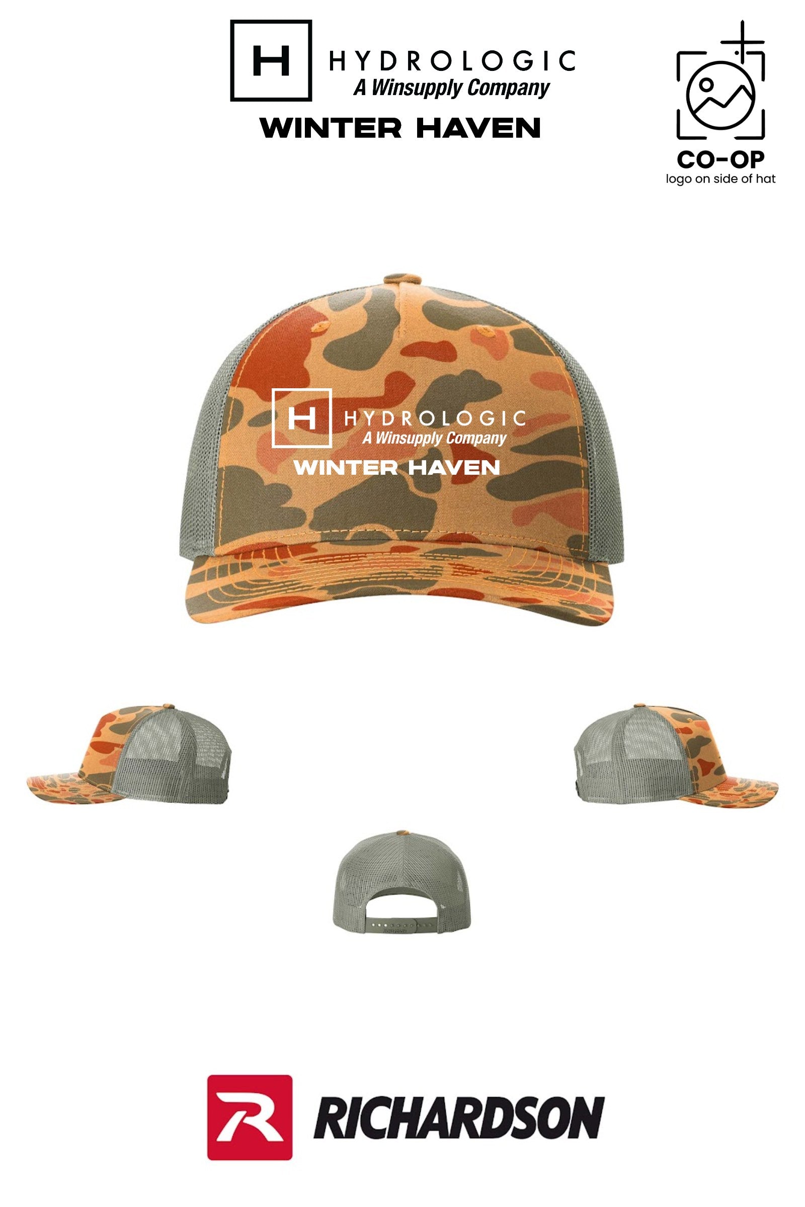 Richardson 112PFP Printed Five-Panel Trucker - Winsupply of Winter Haven