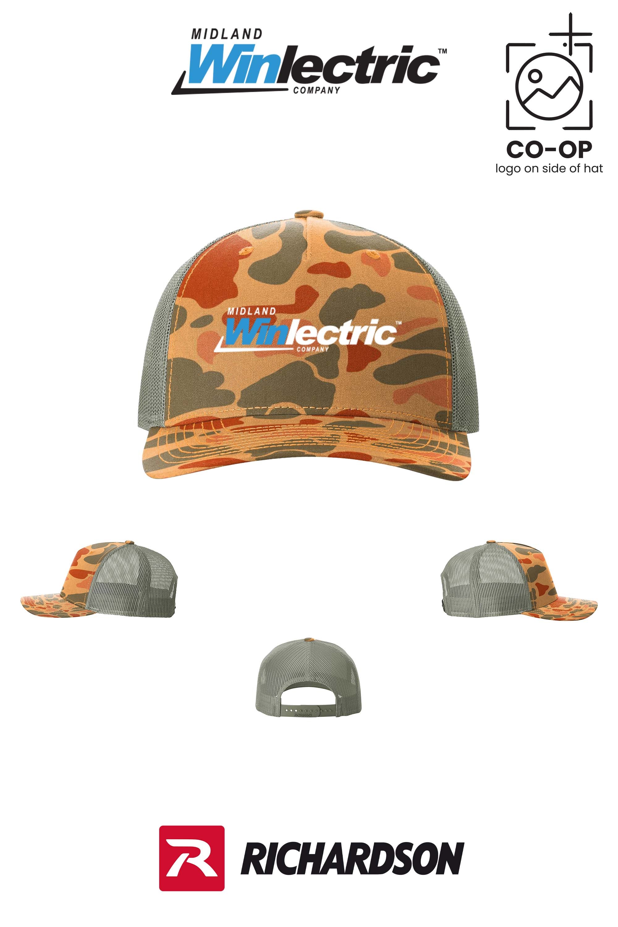 Richardson 112PFP Printed Five-Panel Trucker - Winlectric of Midland