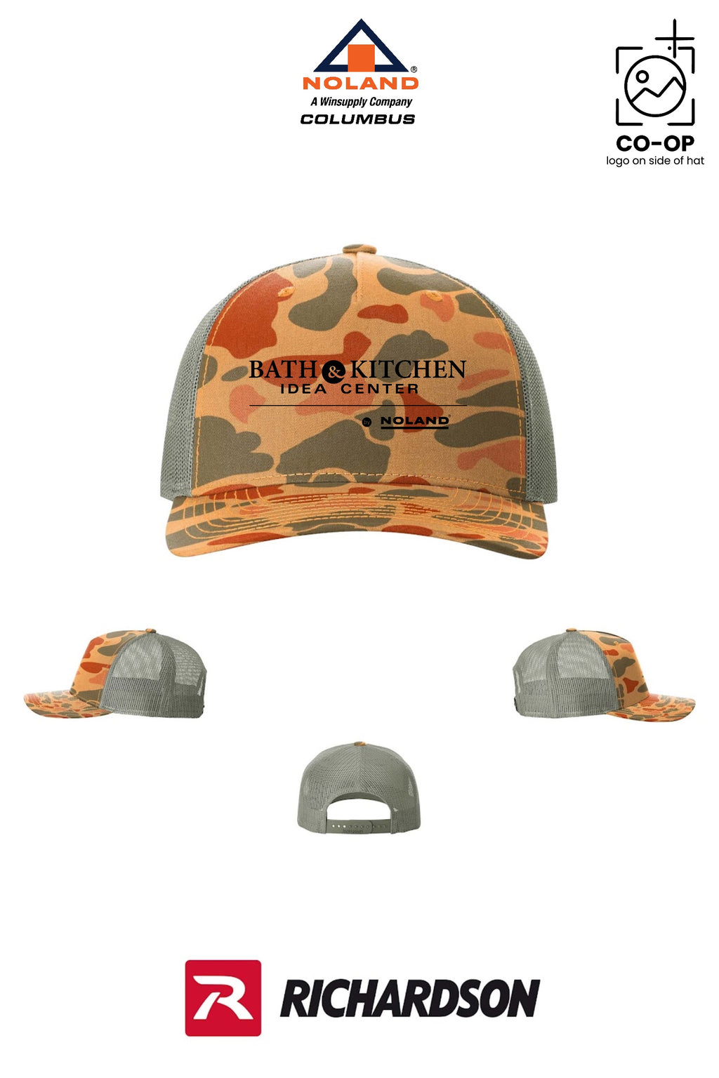 Richardson 112PFP Printed Five-Panel Trucker - Columbus Noland