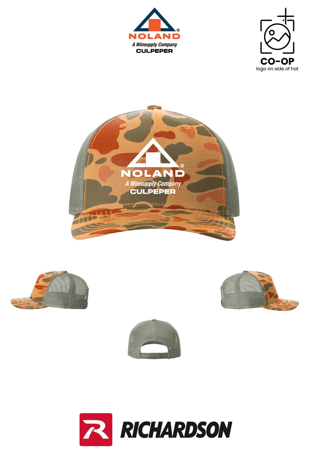 Richardson 112PFP Printed Five-Panel Trucker - Culpeper Noland