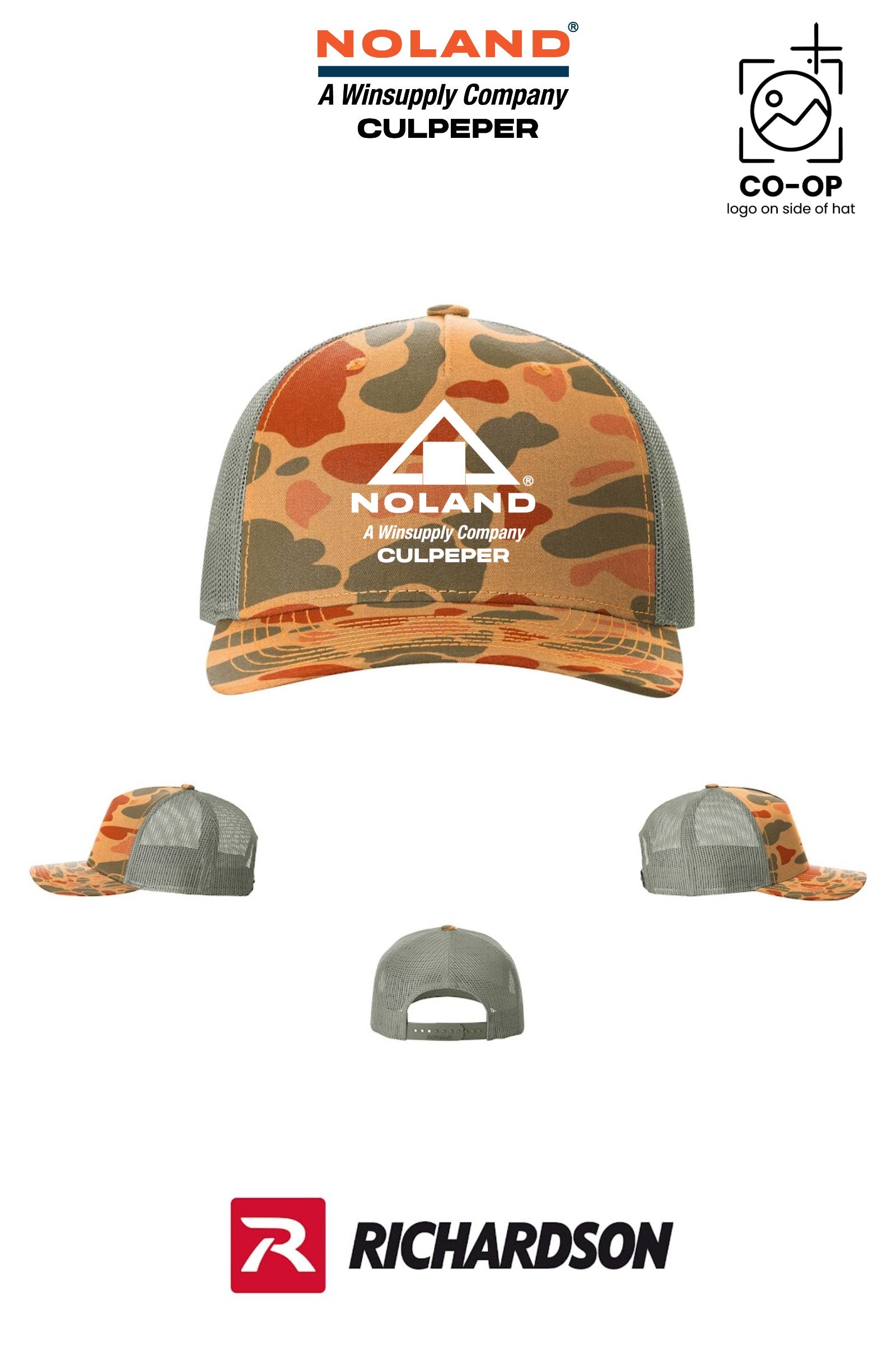 Richardson 112PFP Printed Five-Panel Trucker - Culpeper Noland