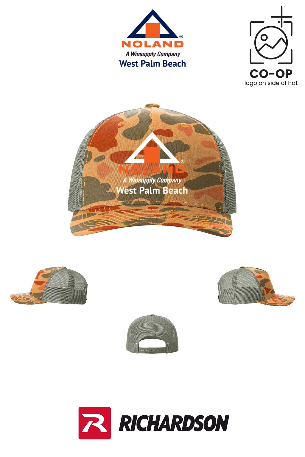 Richardson 112PFP Printed Five-Panel Trucker - Noland West Palm Beach