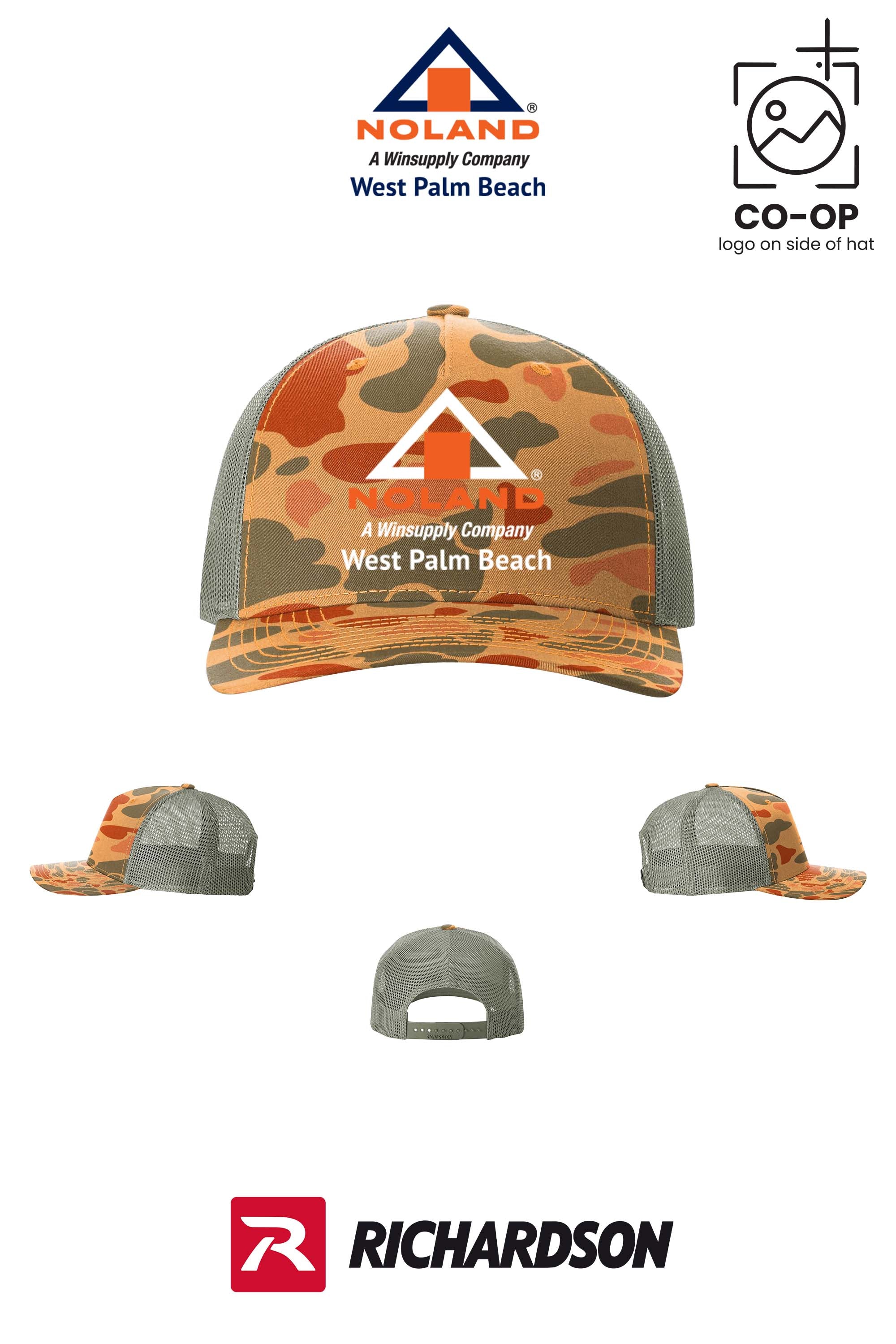 Richardson 112PFP Printed Five-Panel Trucker - Noland West Palm Beach