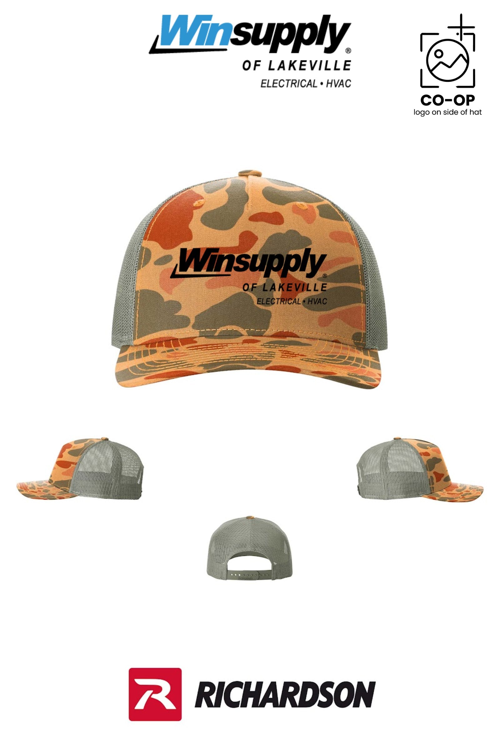 Richardson 112PFP Printed Five-Panel Trucker - Winsupply of Lakeville