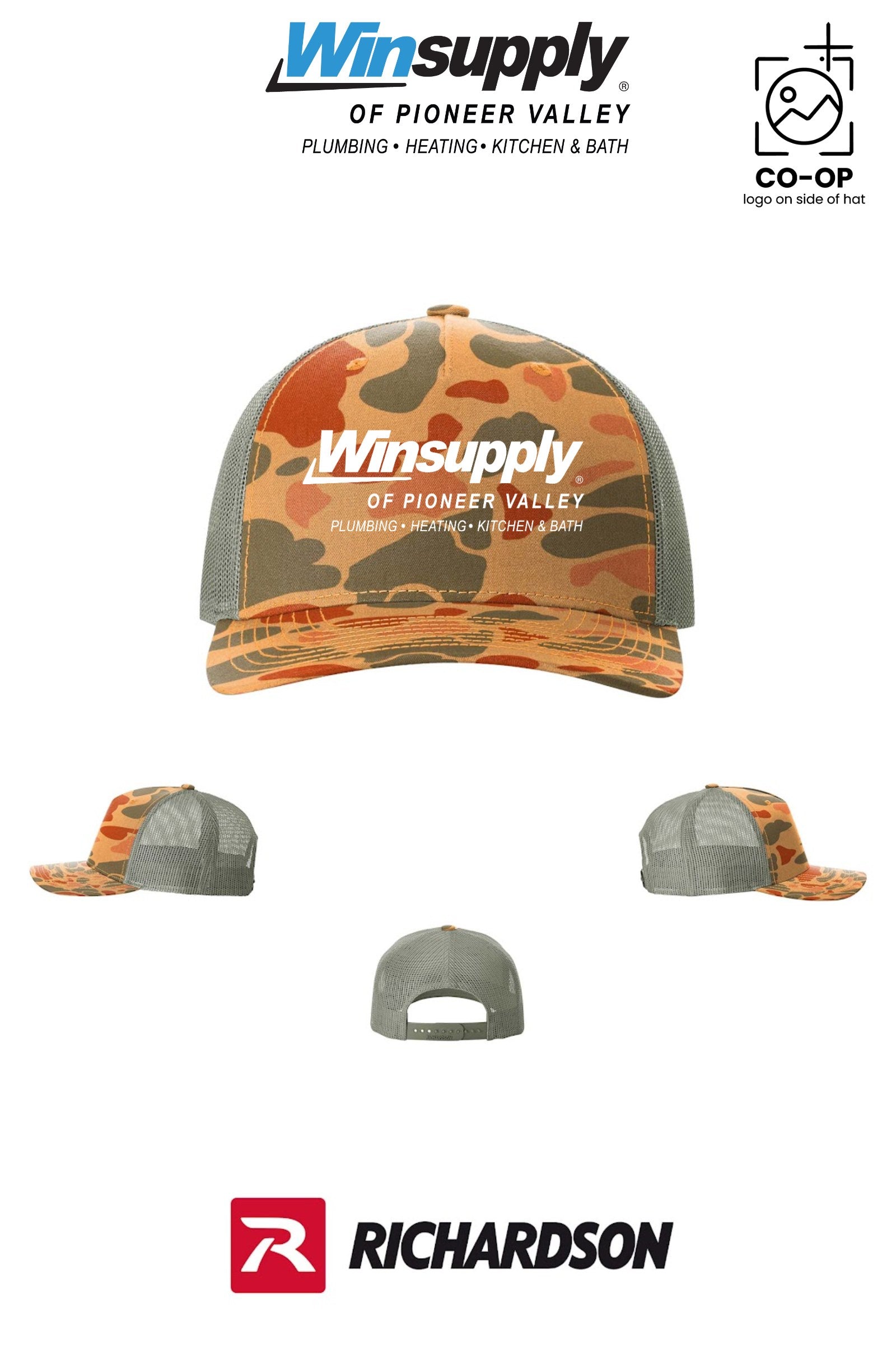 Richardson 112PFP Printed Five-Panel Trucker - Winsupply of Pioneer Valley