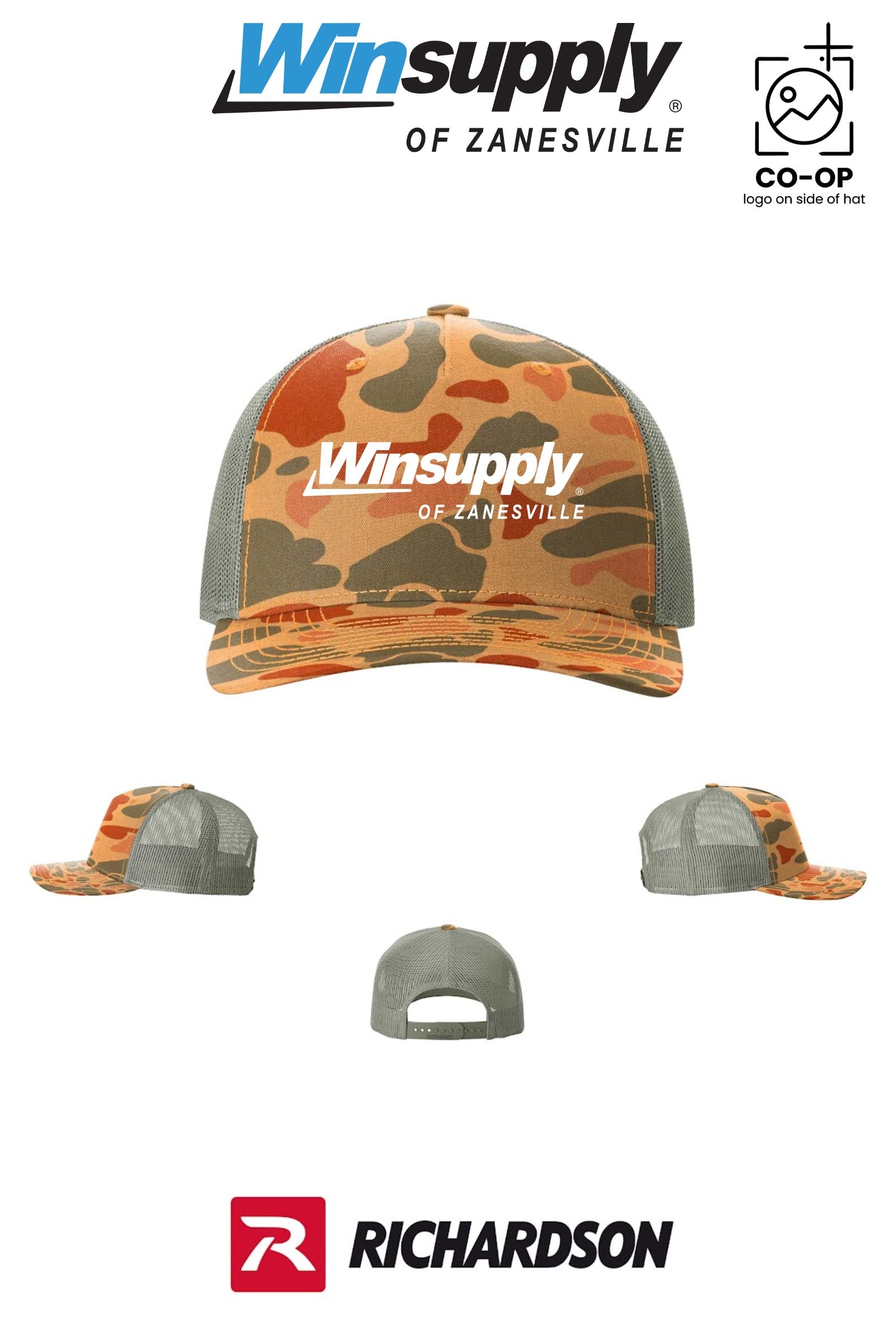 Richardson 112PFP Printed Five-Panel Trucker - Winsupply of Zanesville