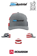 Richardson 112PM Printed Mesh Trucker - Santa Clara Windustrial