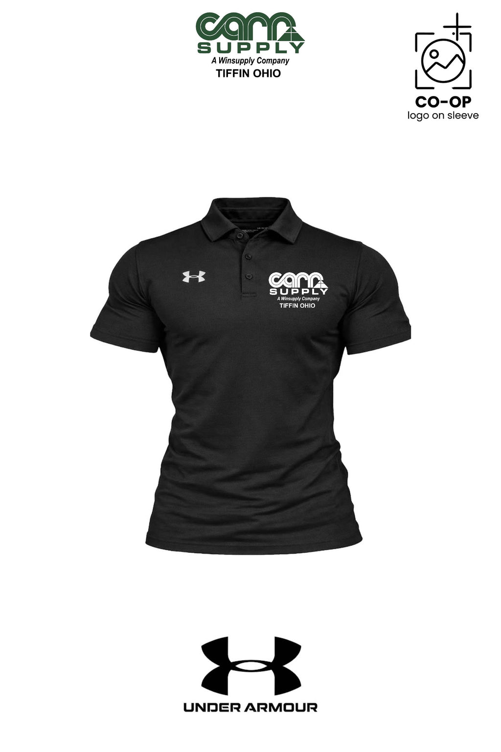 Under Armour Mens Tech™ Polo - Carr Supply - Tiffin