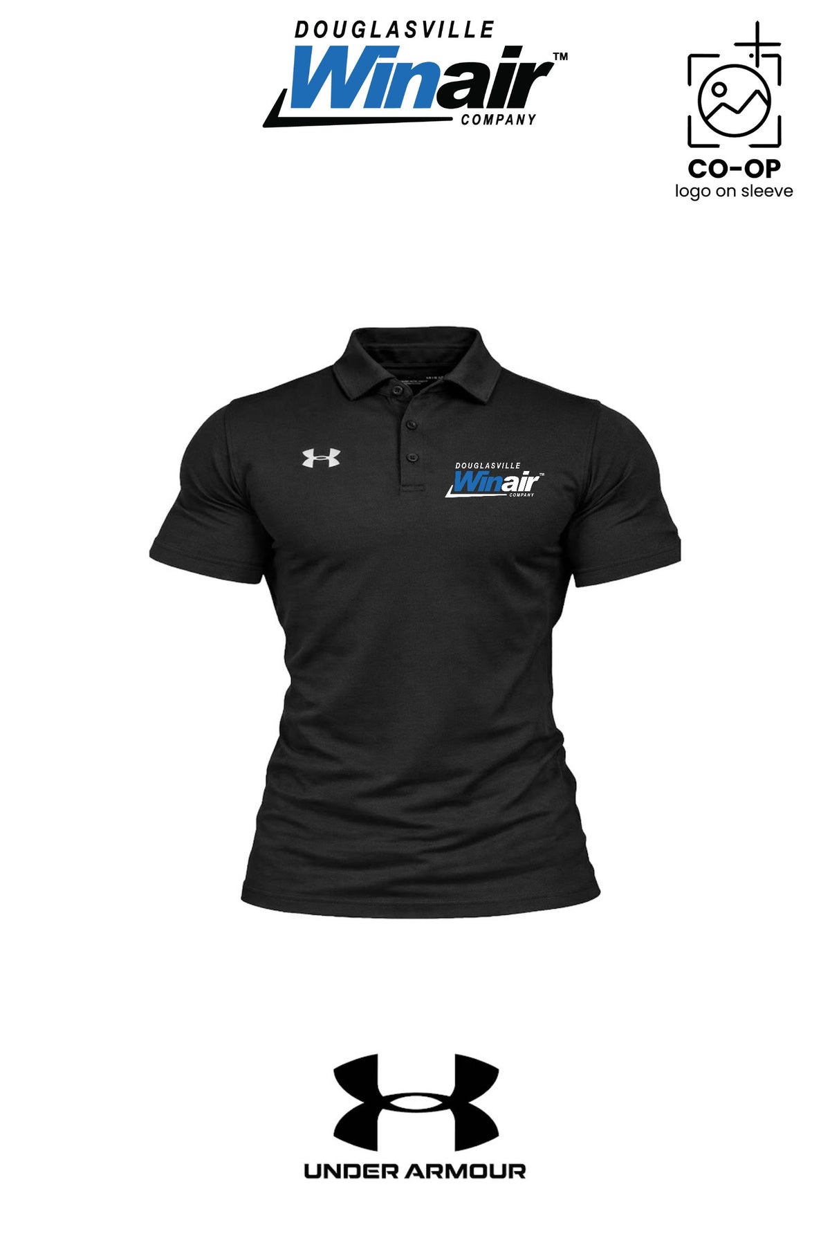 Under Armour Mens Tech™ Polo - Douglasville Winair