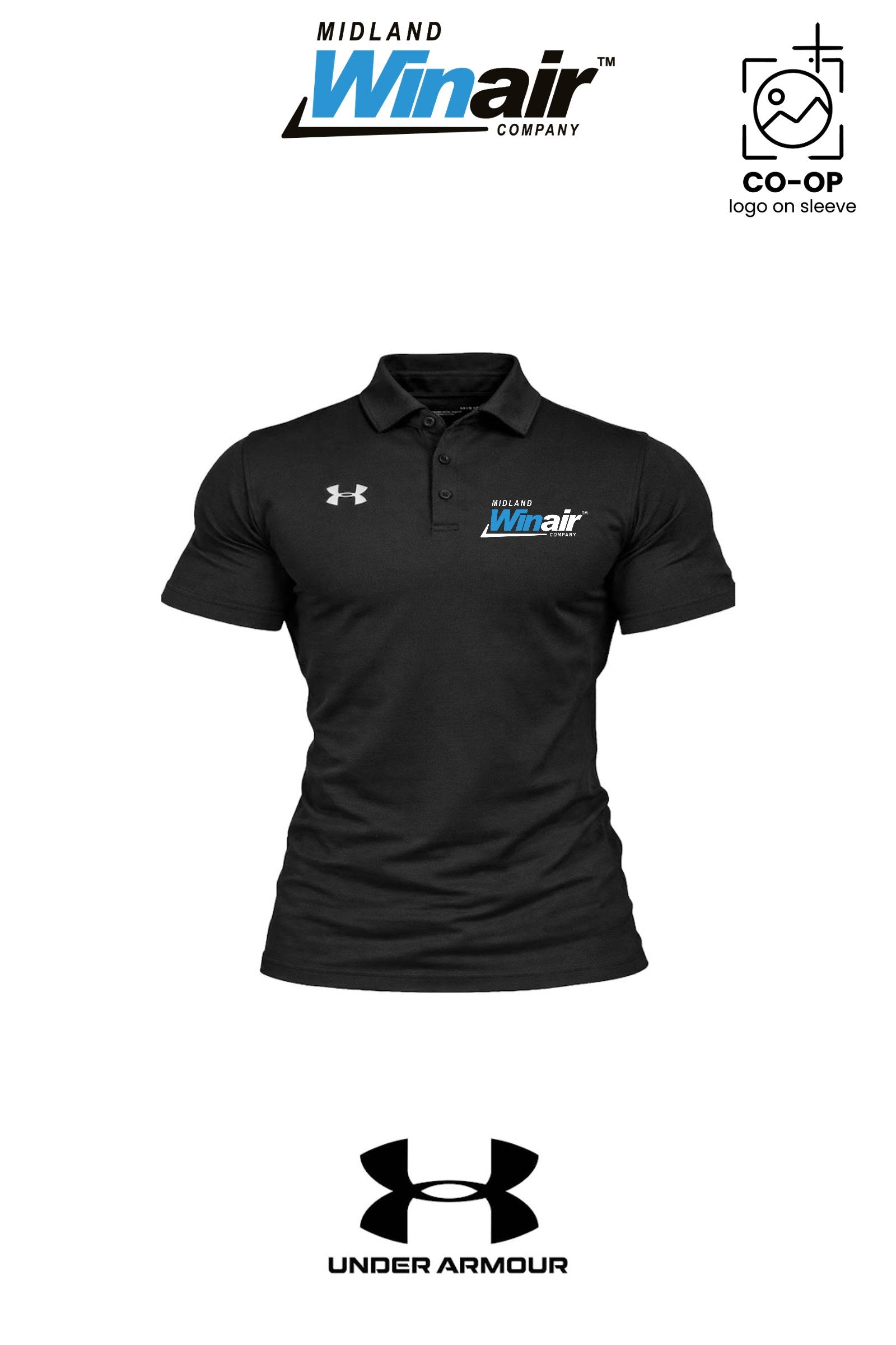 Under Armour Mens Tech™ Polo - Midland Winair