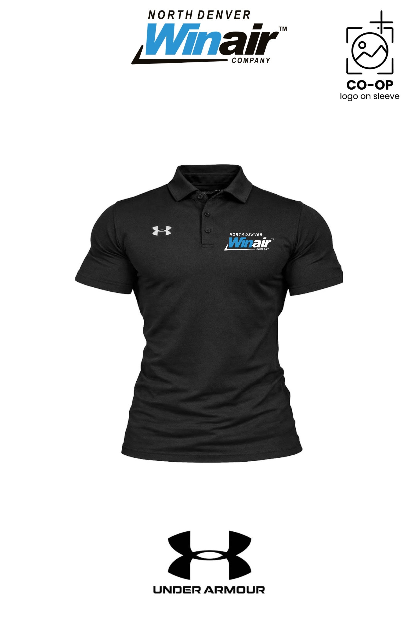 Under Armour Mens Tech™ Polo - North Denver Winair