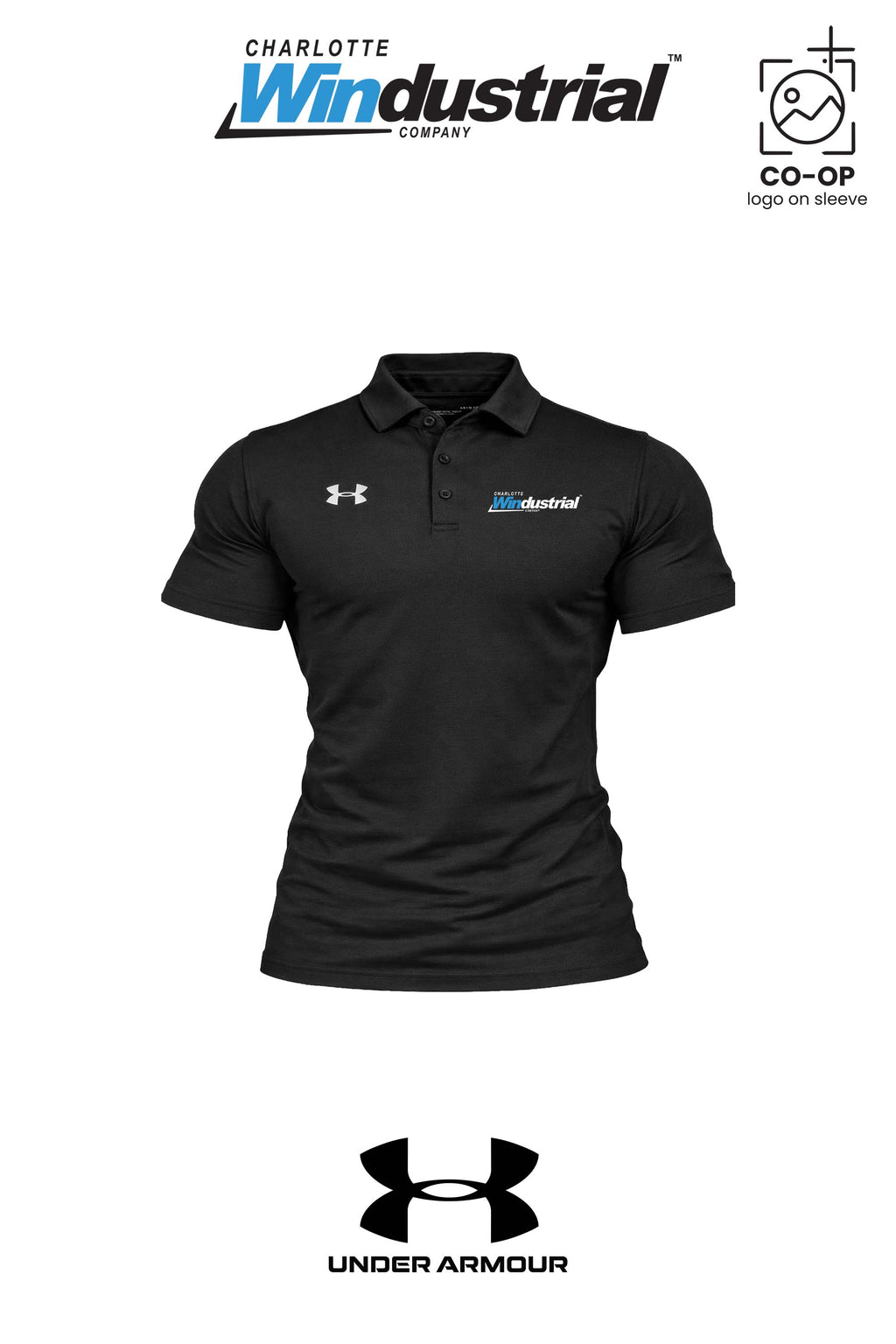Under Armour Mens Tech™ Polo - Charlotte Windustrial
