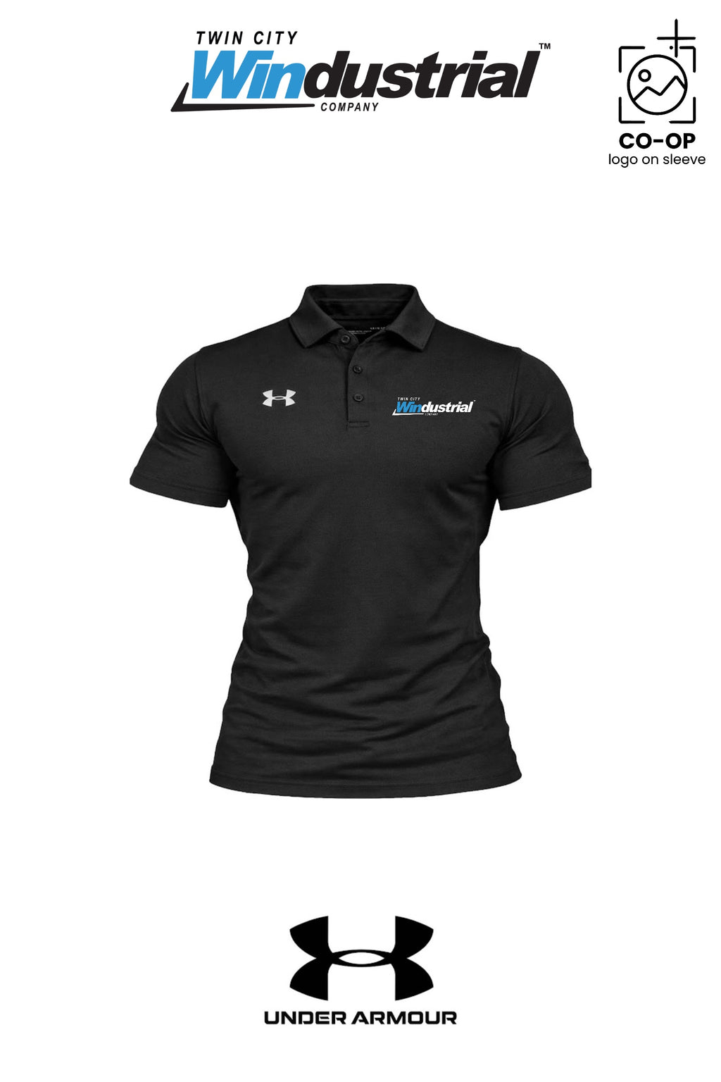 Under Armour Mens Tech™ Polo - Twin City Windustrial