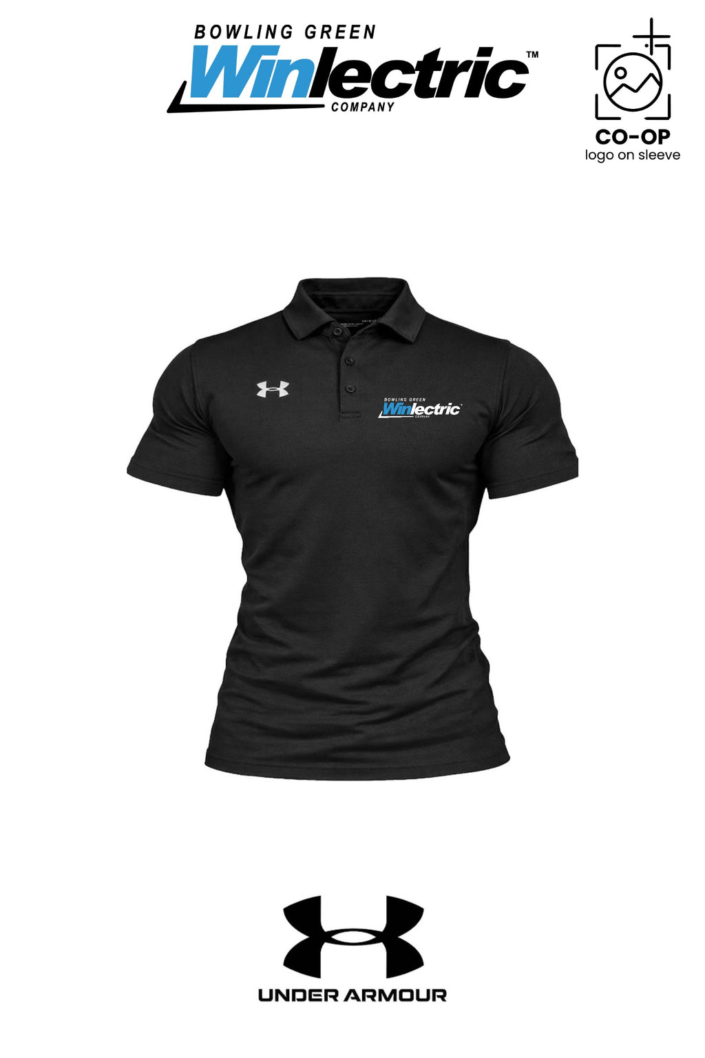 Under Armour Mens Tech™ Polo - Bowling Green Winlectric
