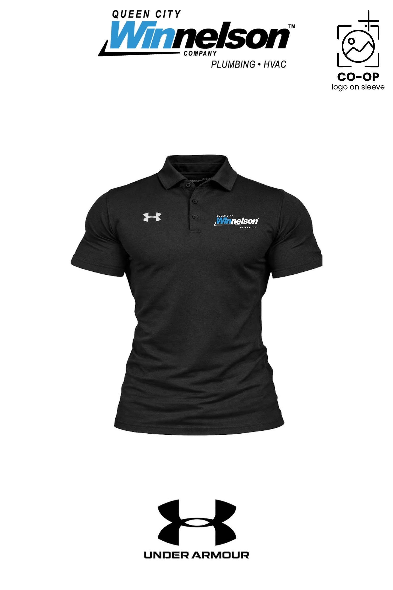Under Armour Mens Tech™ Polo - Queen City Winnelson