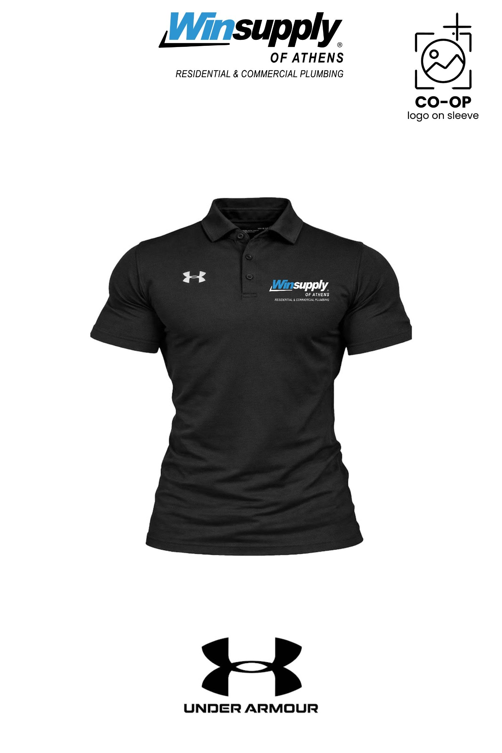 Under Armour Mens Tech™ Polo - Winsupply of Athens