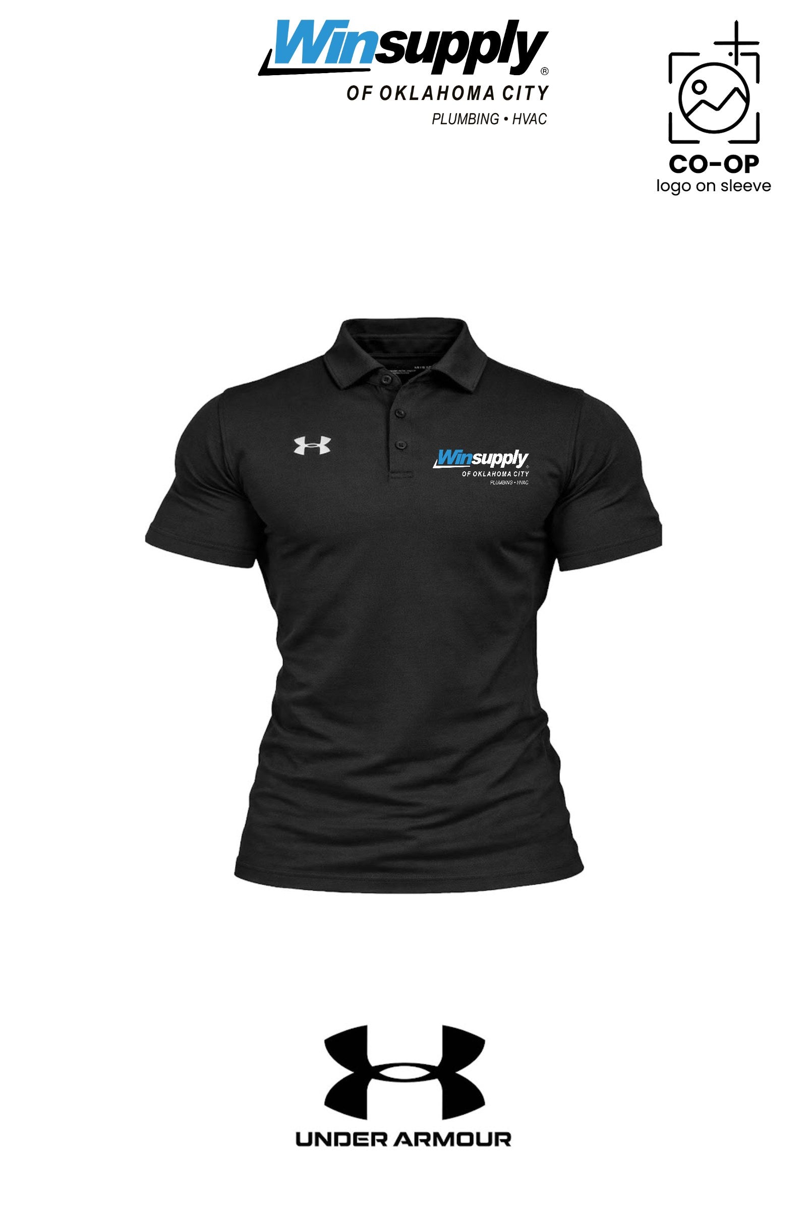 Under Armour Mens Tech™ Polo - Winsupply of Oklahoma City