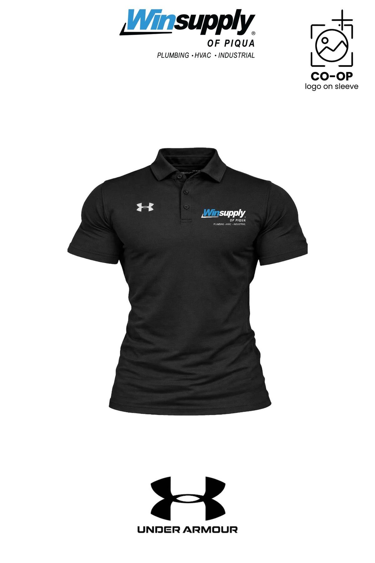 Under Armour Mens Tech™ Polo - Winsupply of Piqua