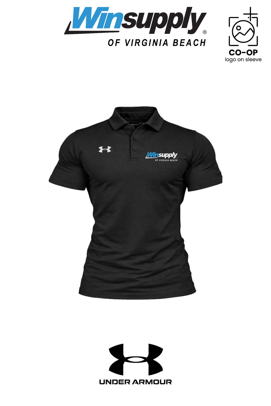 Under Armour Mens Tech™ Polo - Winsupply Virginia Beach VA