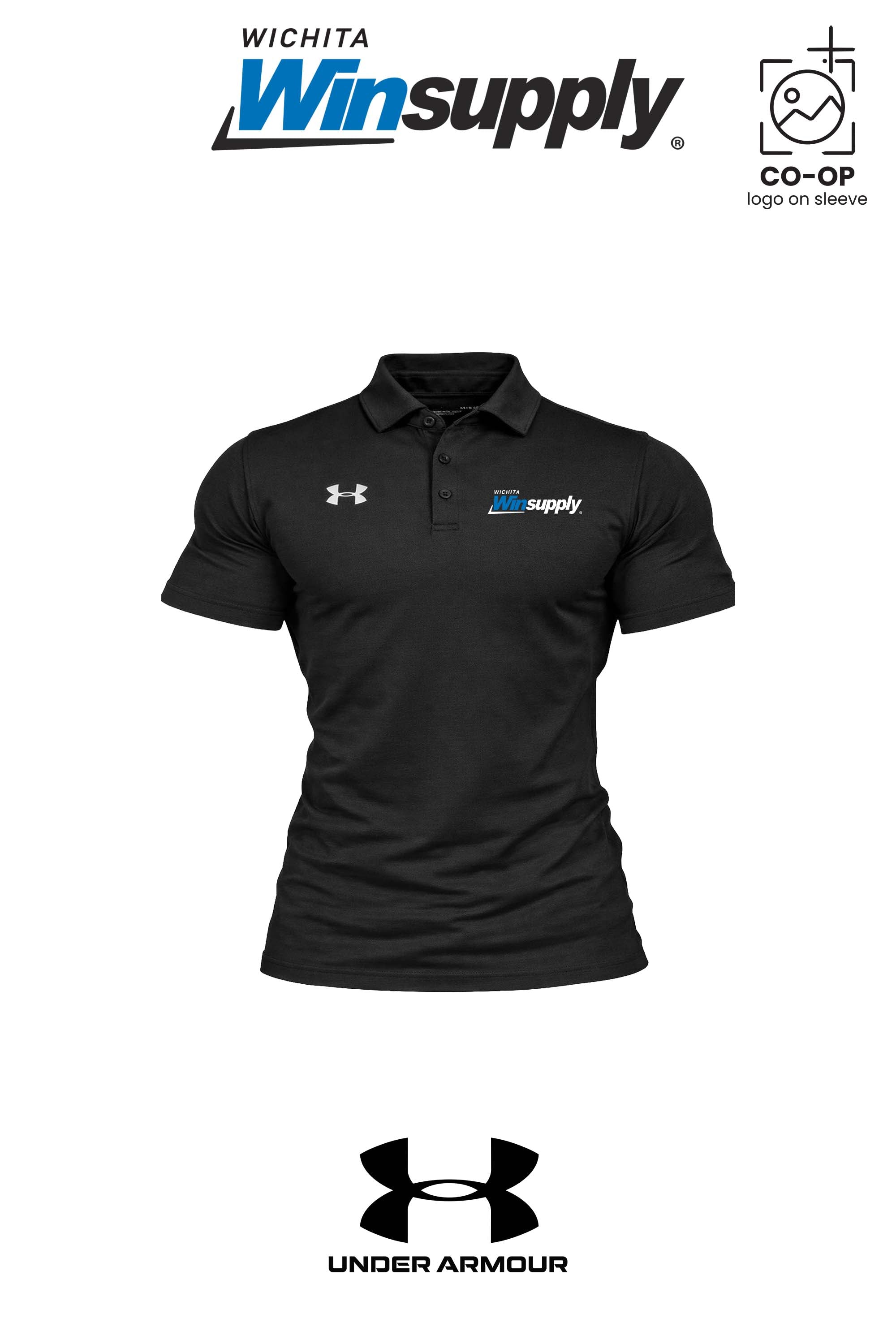 Under Armour Mens Tech™ Polo - Wichita Winsupply
