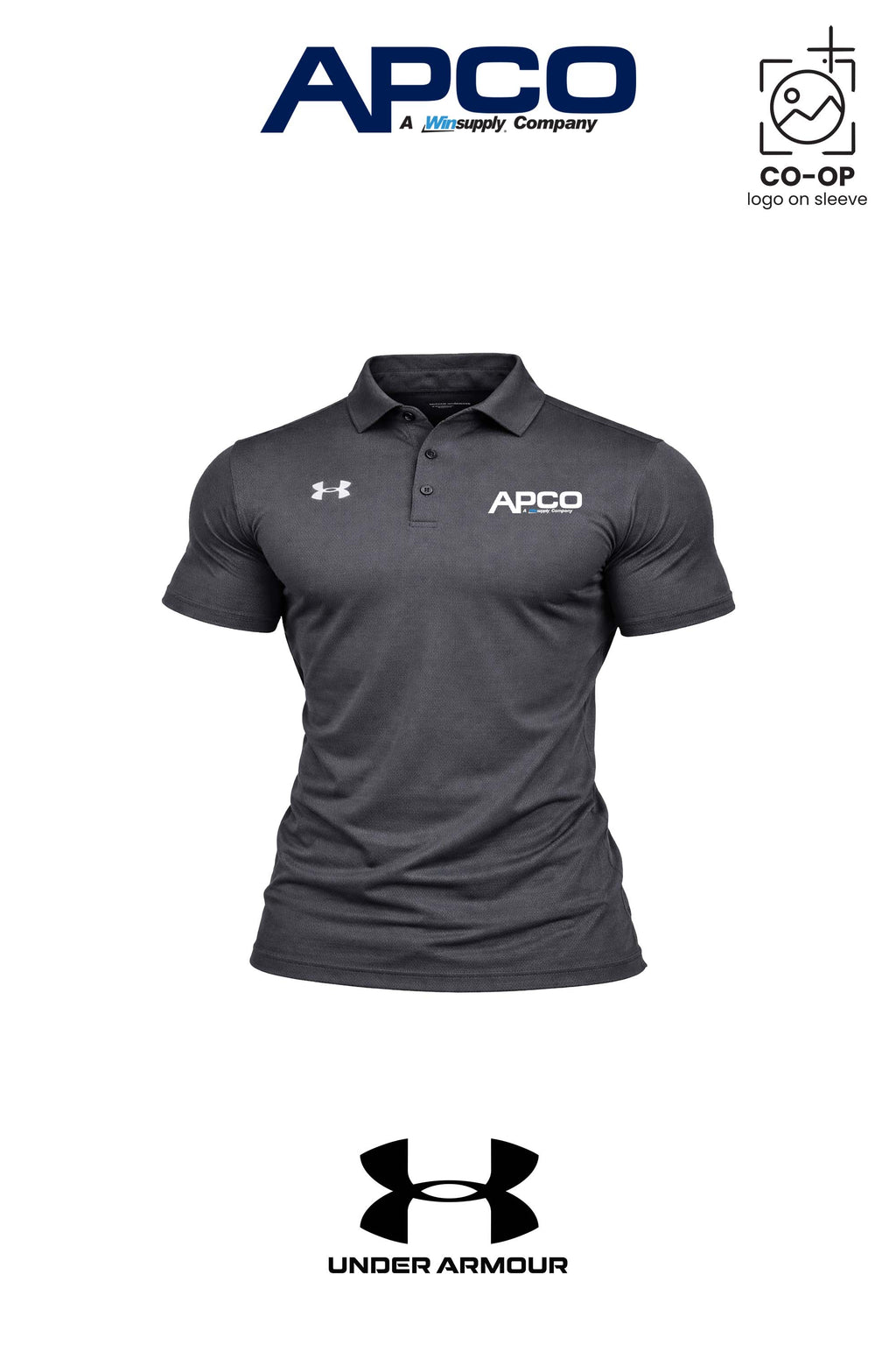 Under Armour Mens Tech™ Polo - APCO Supply - Indianapolis