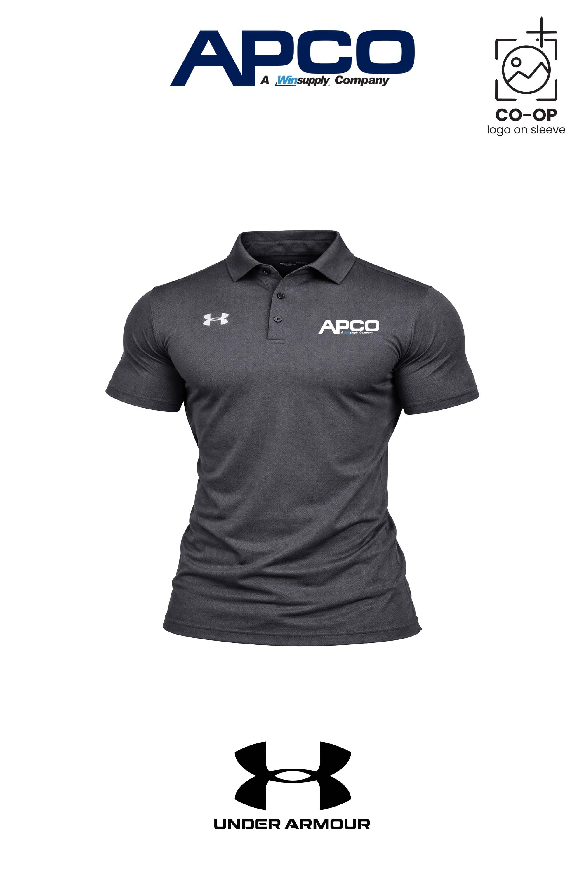 Under Armour Mens Tech™ Polo - APCO Supply - Indianapolis