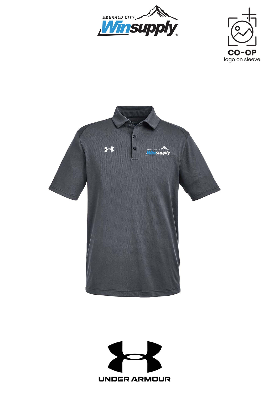 Under Armour Mens Tech™ Polo - Winsupply Emerald City