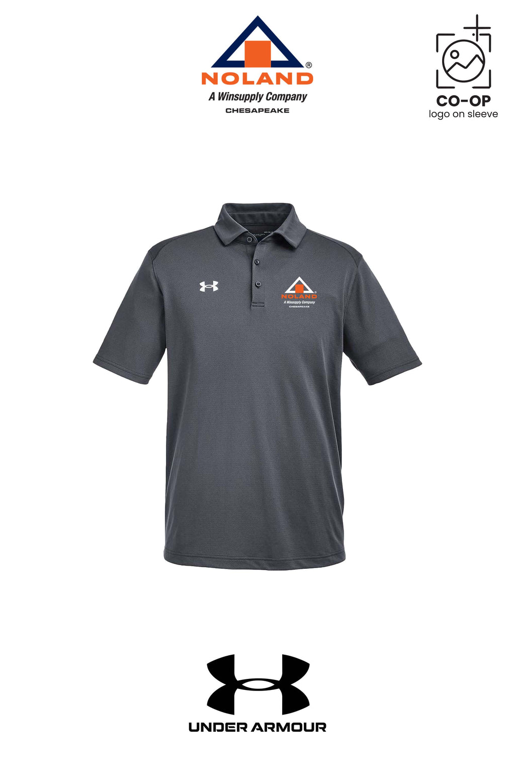 Under Armour Mens Tech™ Polo - Noland Company Chesapeake