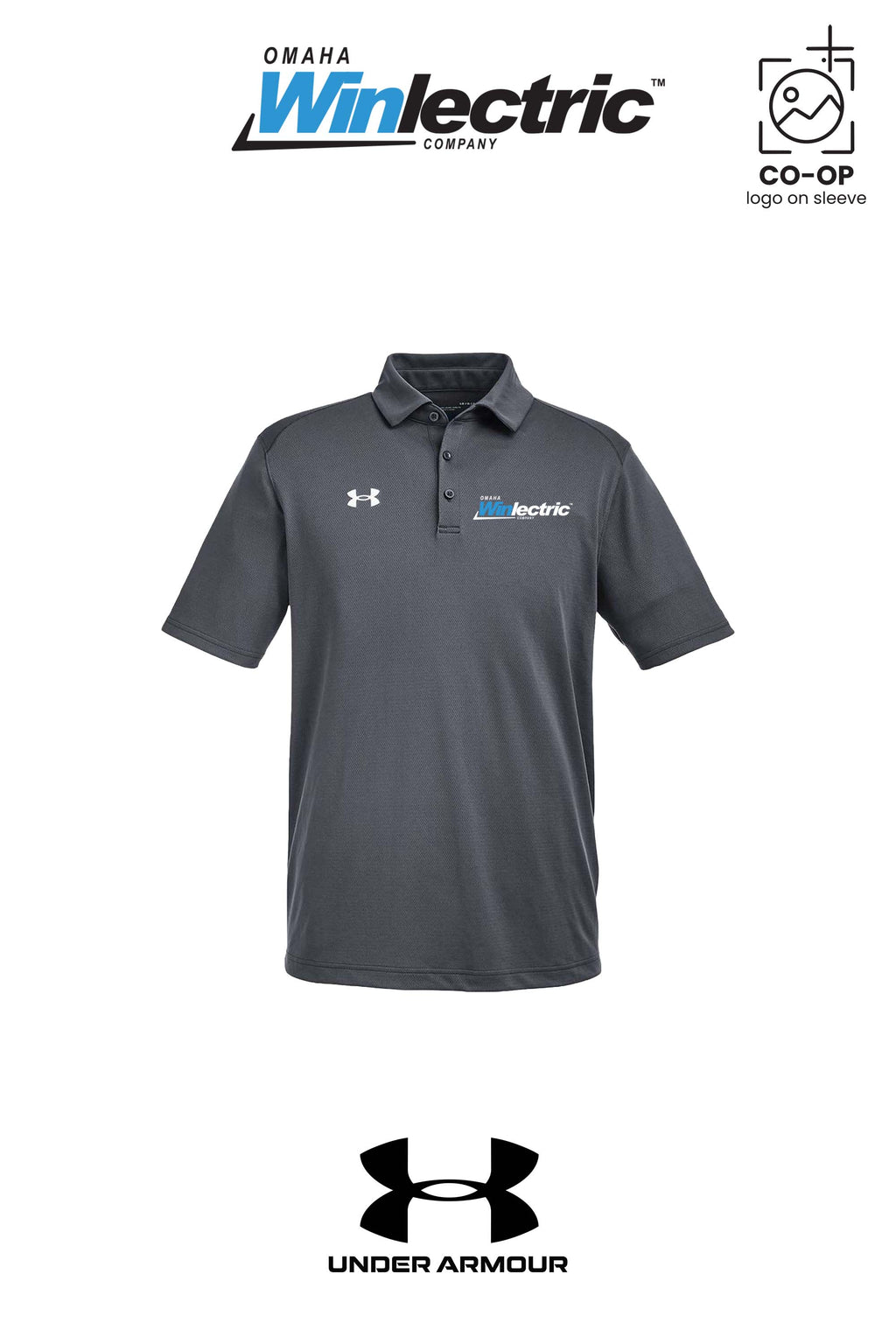 Under Armour Mens Tech™ Polo - Omaha Winlectric