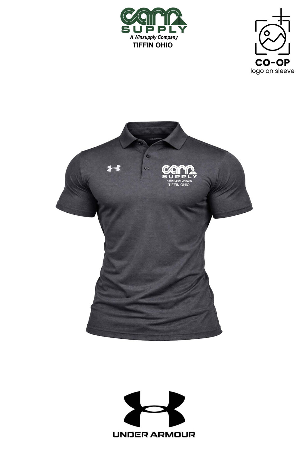 Under Armour Mens Tech™ Polo - Carr Supply - Tiffin