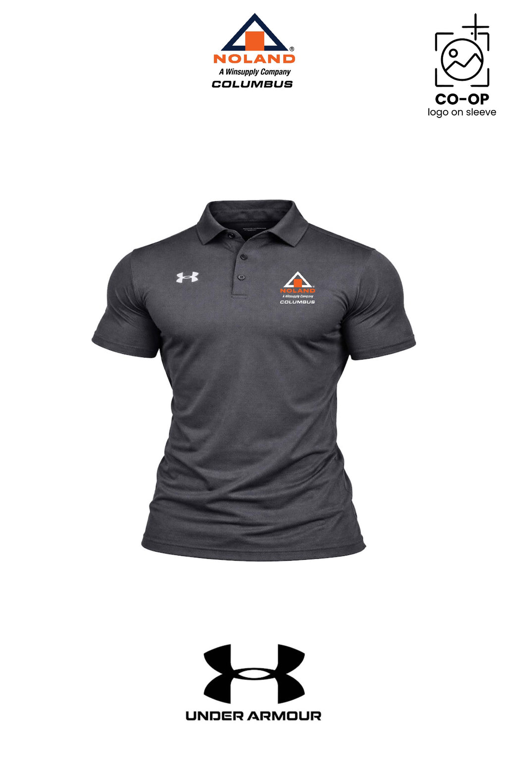 Under Armour Mens Tech™ Polo - Columbus Noland