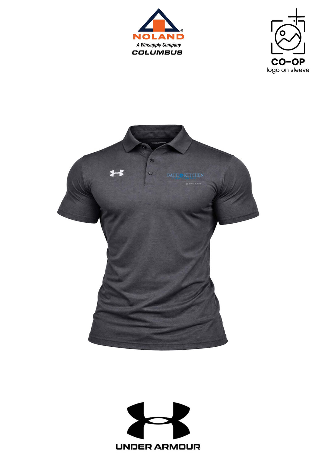 Under Armour Mens Tech™ Polo - Columbus Noland