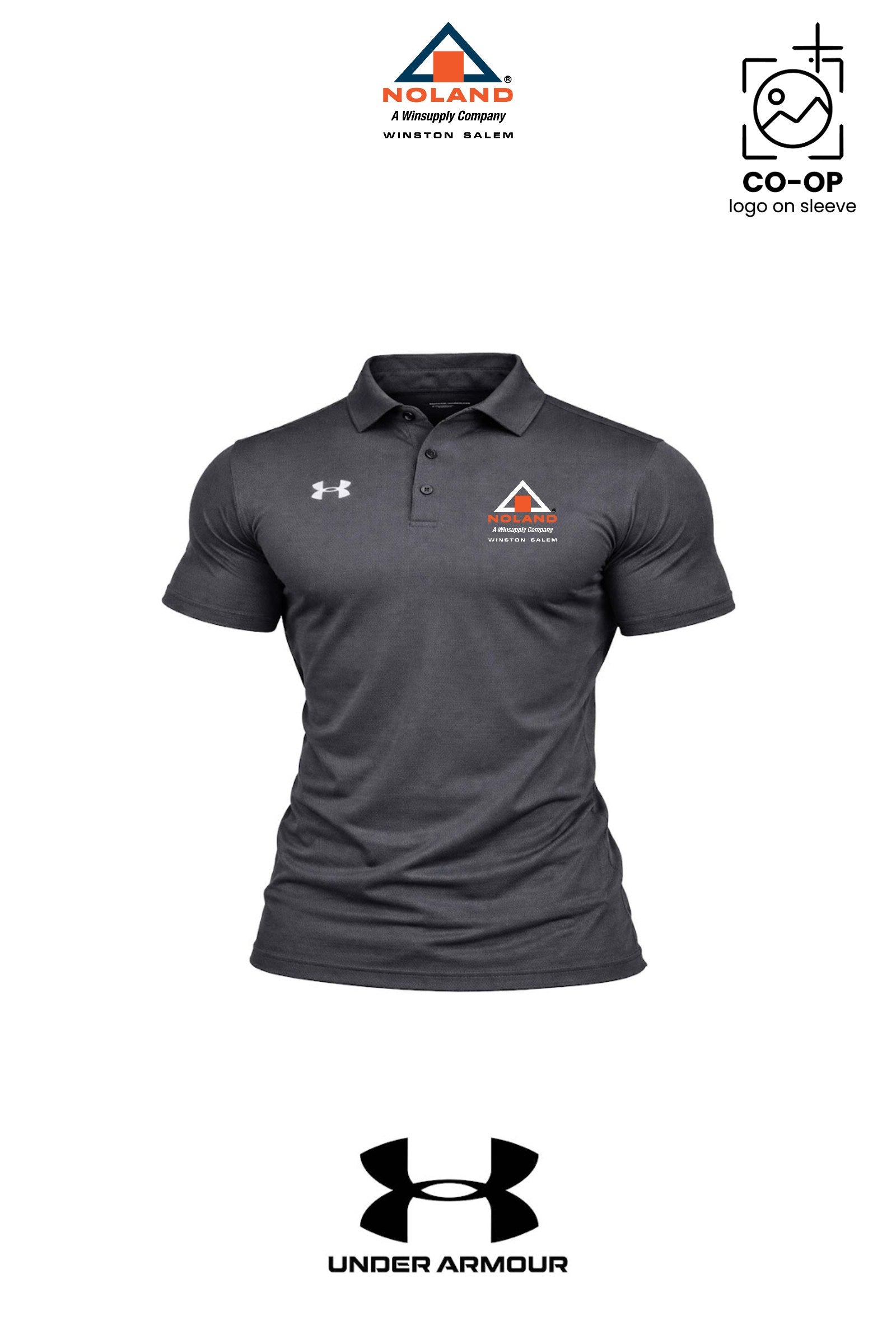 Under Armour Mens Tech™ Polo - Winston Salem Noland