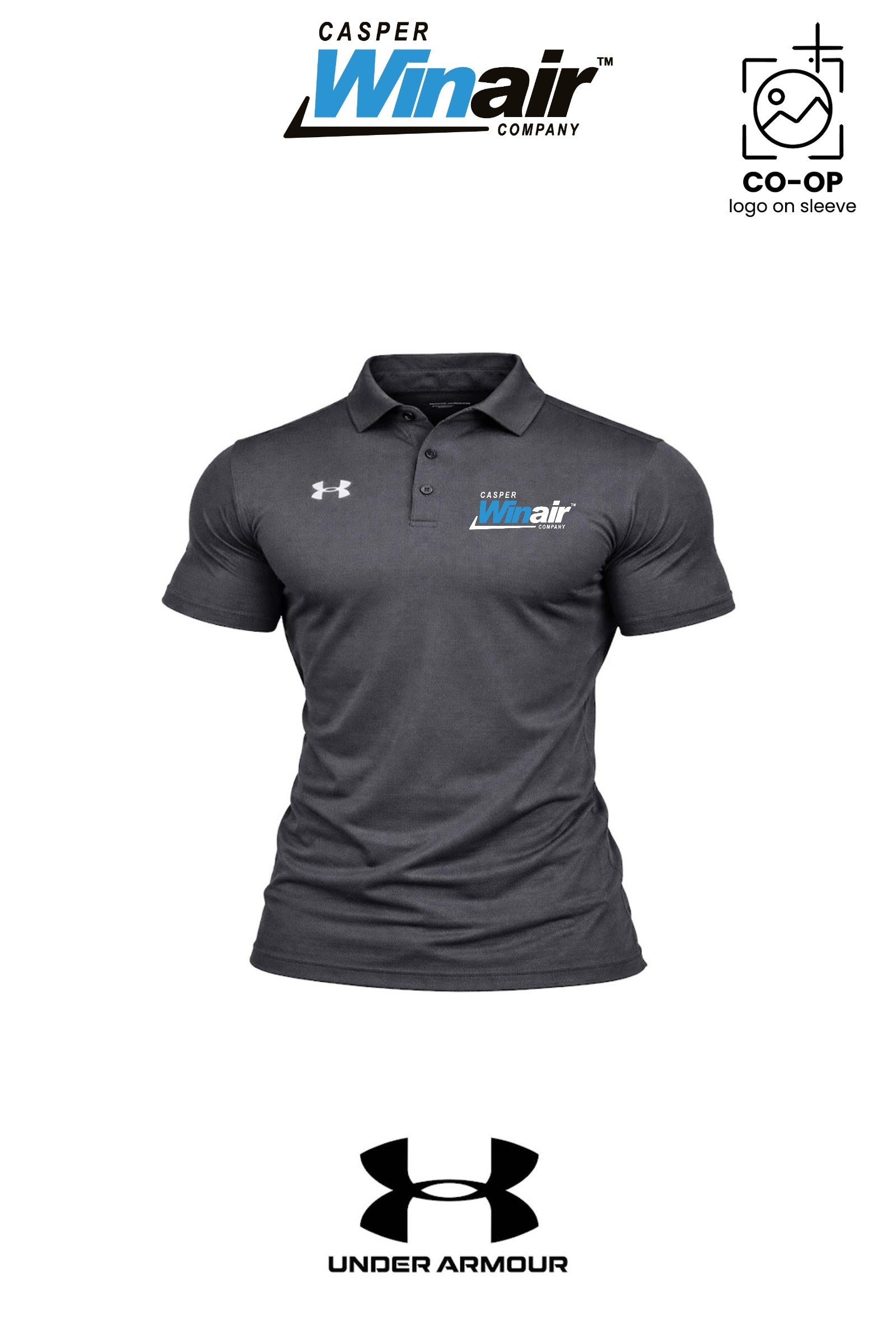 Under Armour Mens Tech™ Polo - Casper Winair