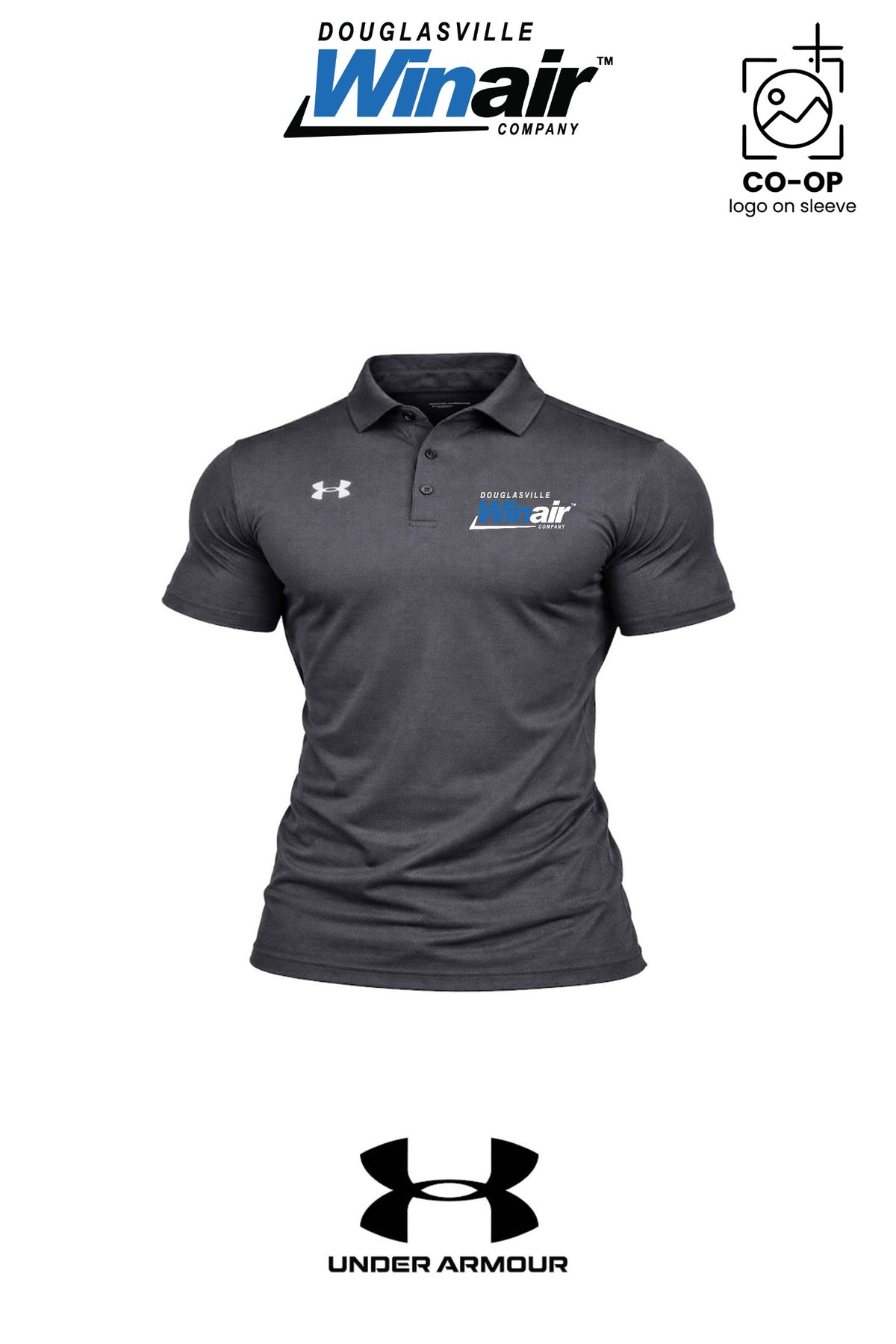 Under Armour Mens Tech™ Polo - Douglasville Winair
