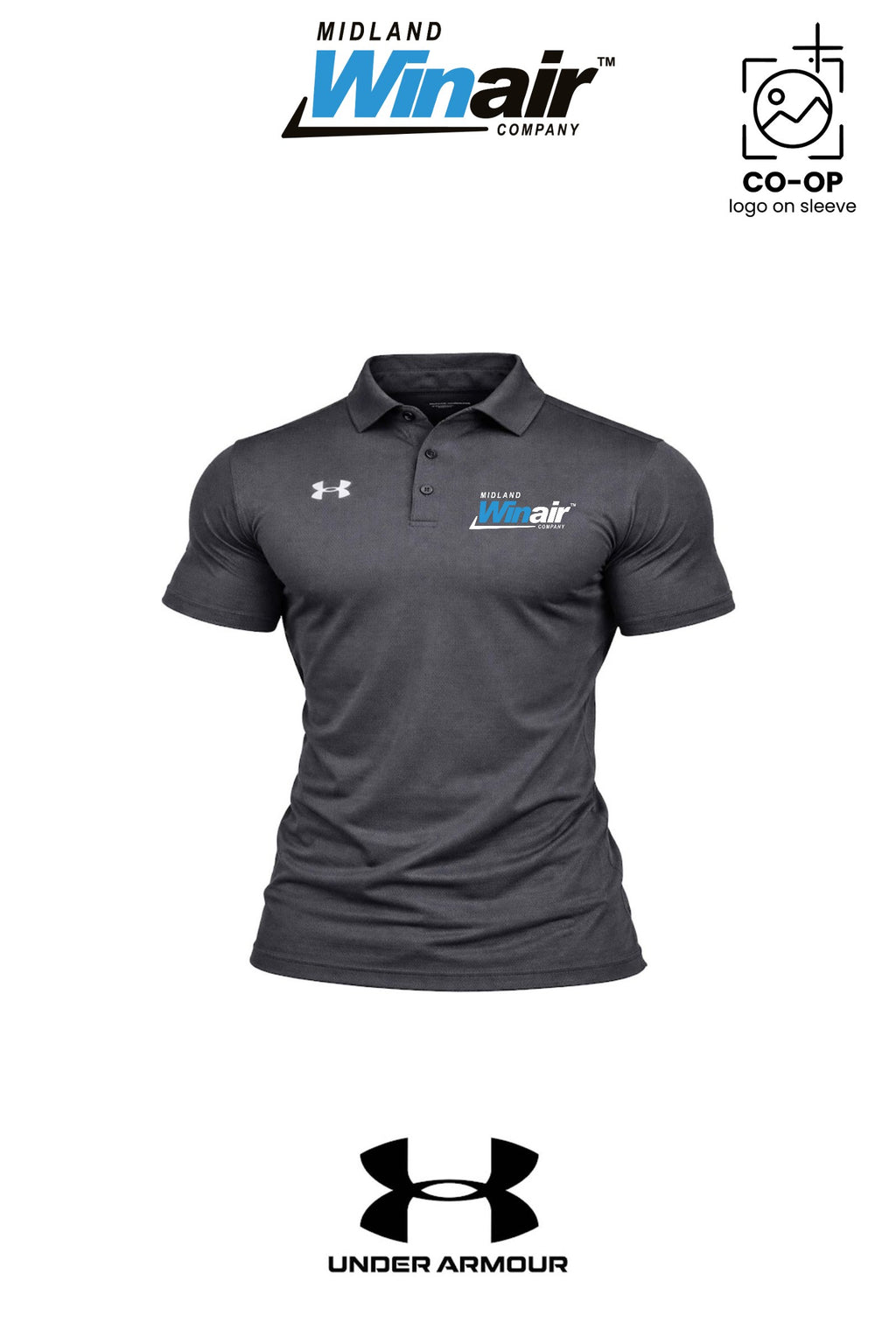 Under Armour Mens Tech™ Polo - Midland Winair