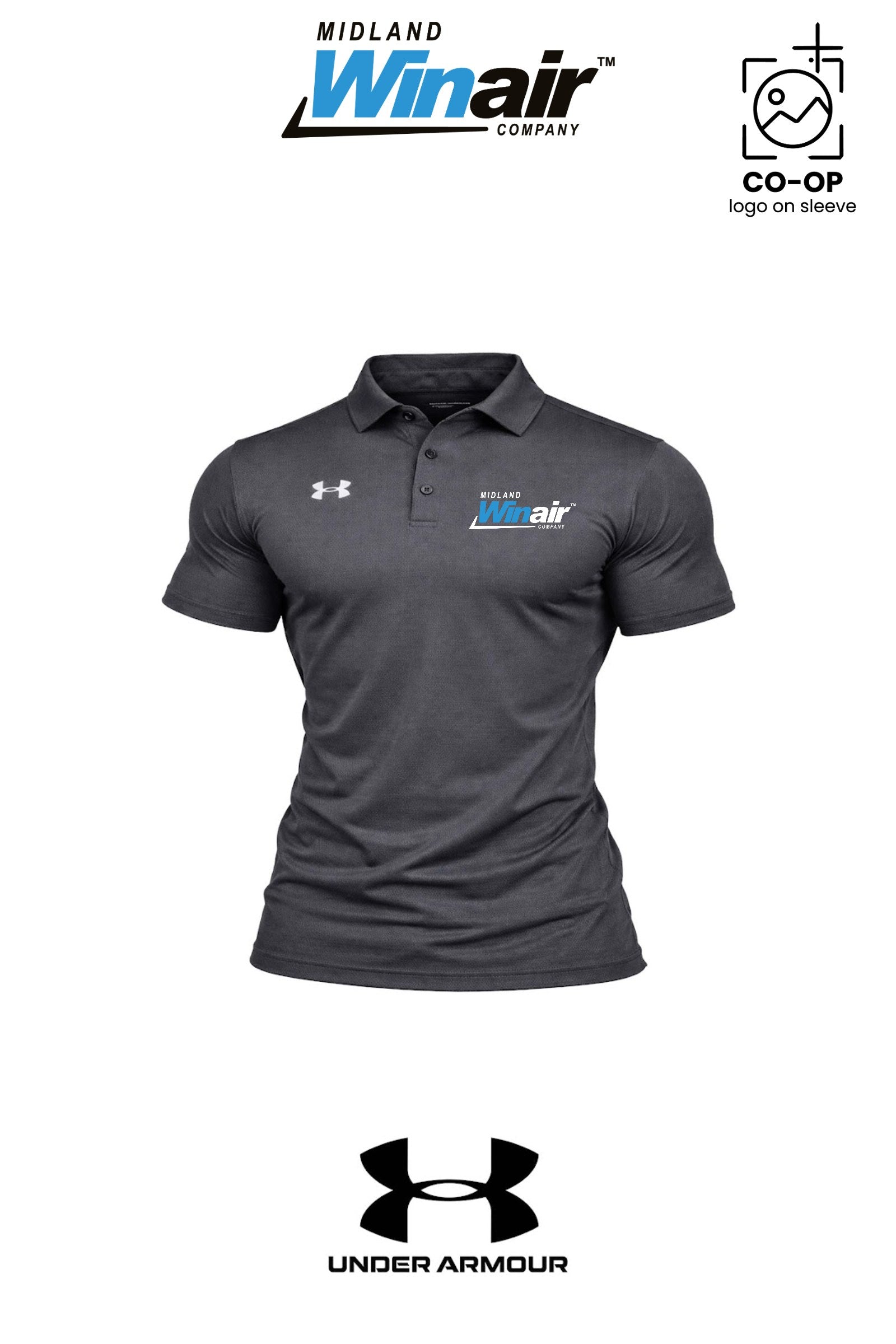 Under Armour Mens Tech™ Polo - Midland Winair